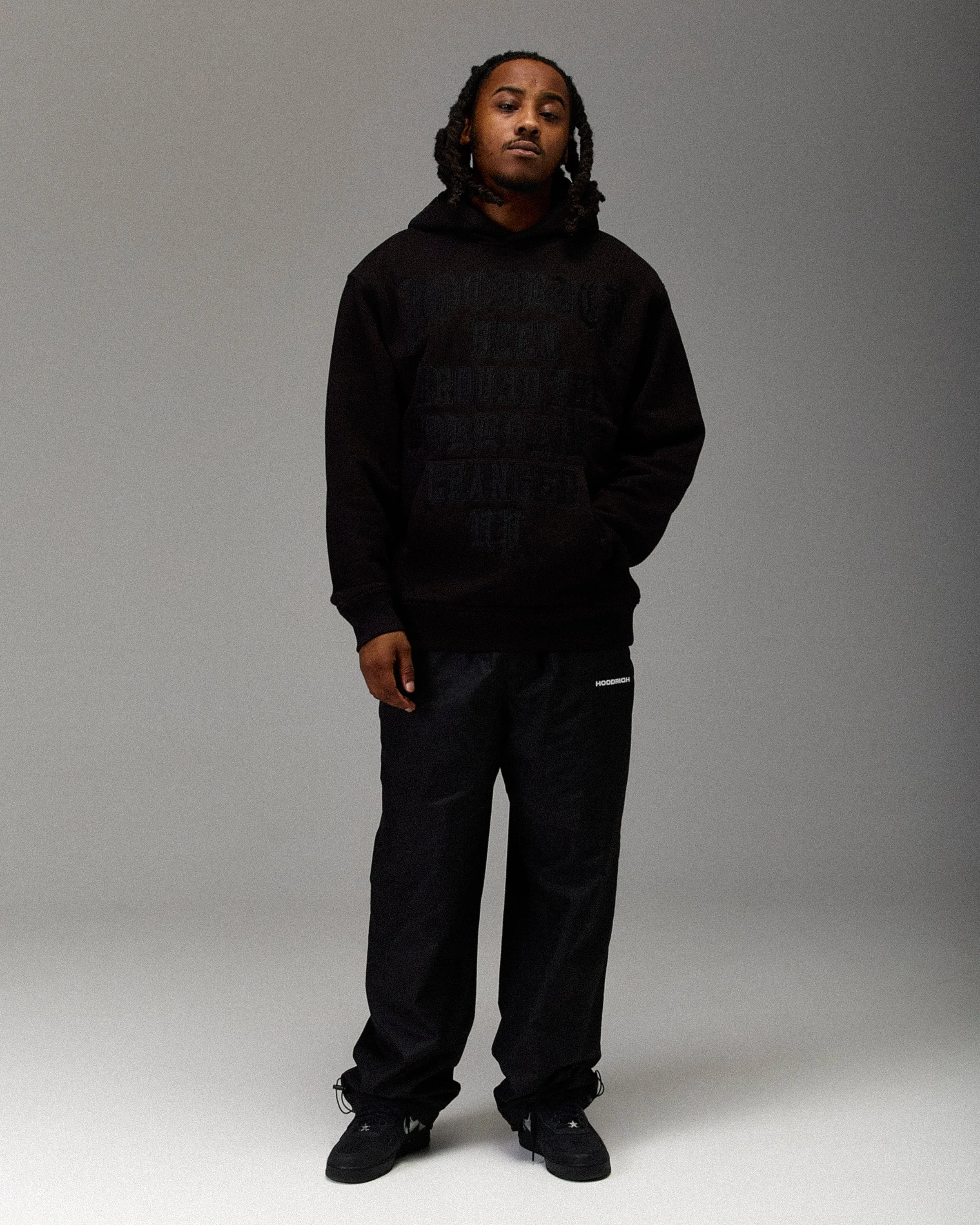 The Winner's Circle Embroidered Hoodie - Black sold by Hoodrich product image thumbnail 4