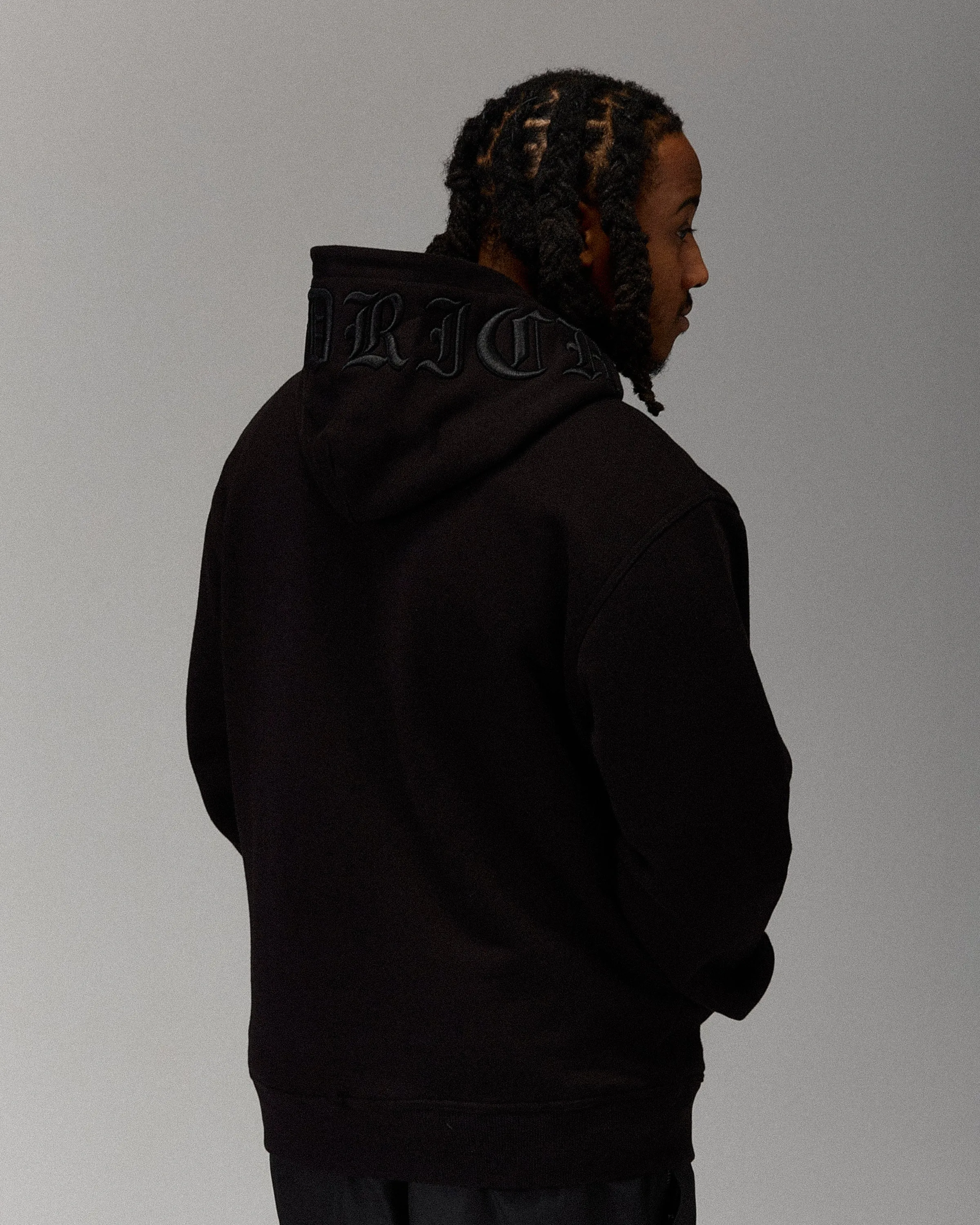 The Winner's Circle Embroidered Hoodie - Black sold by Hoodrich product image thumbnail 3