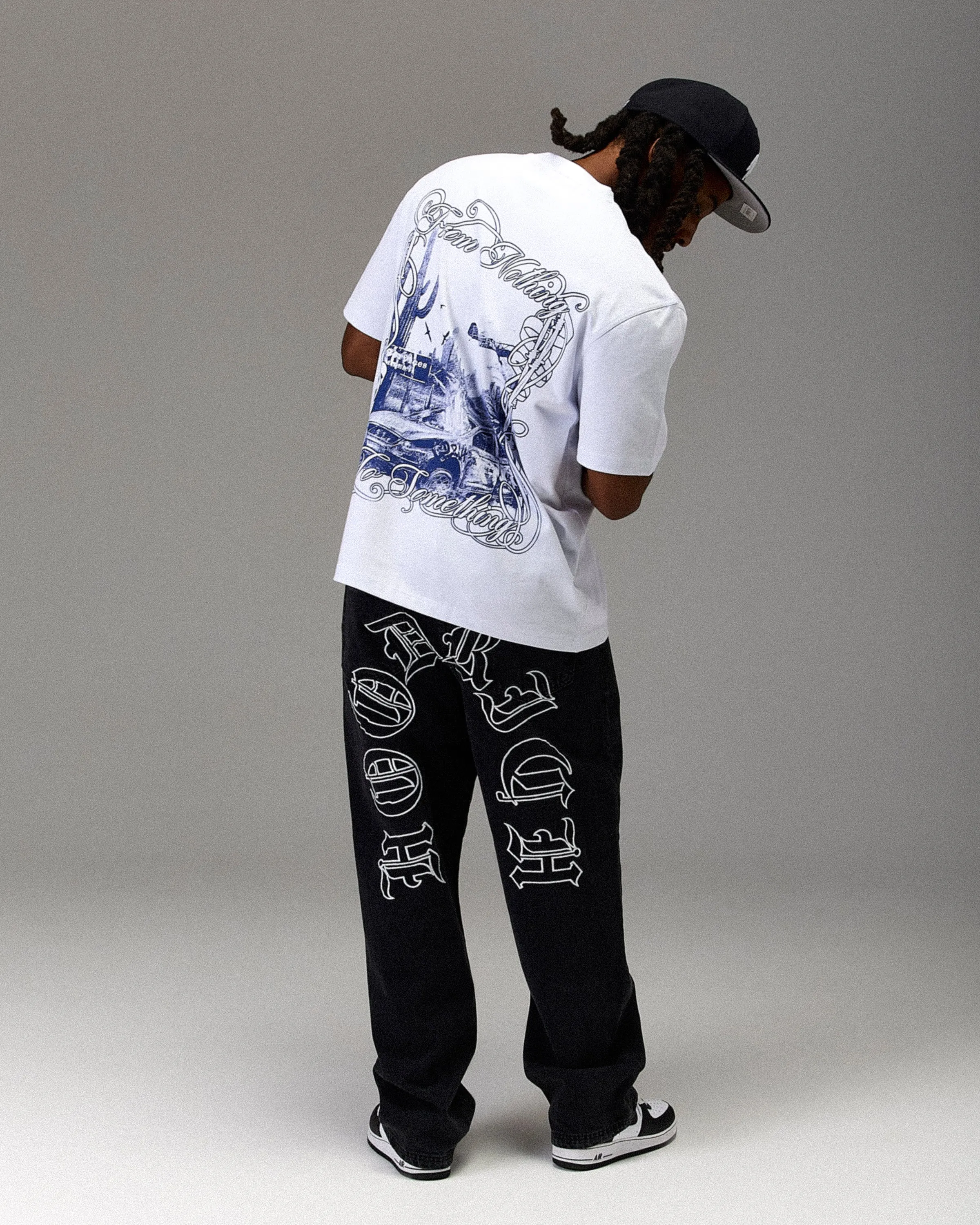 The Winner's Circle Oversized T-Shirt - White/Blue sold by Hoodrich product image thumbnail 5