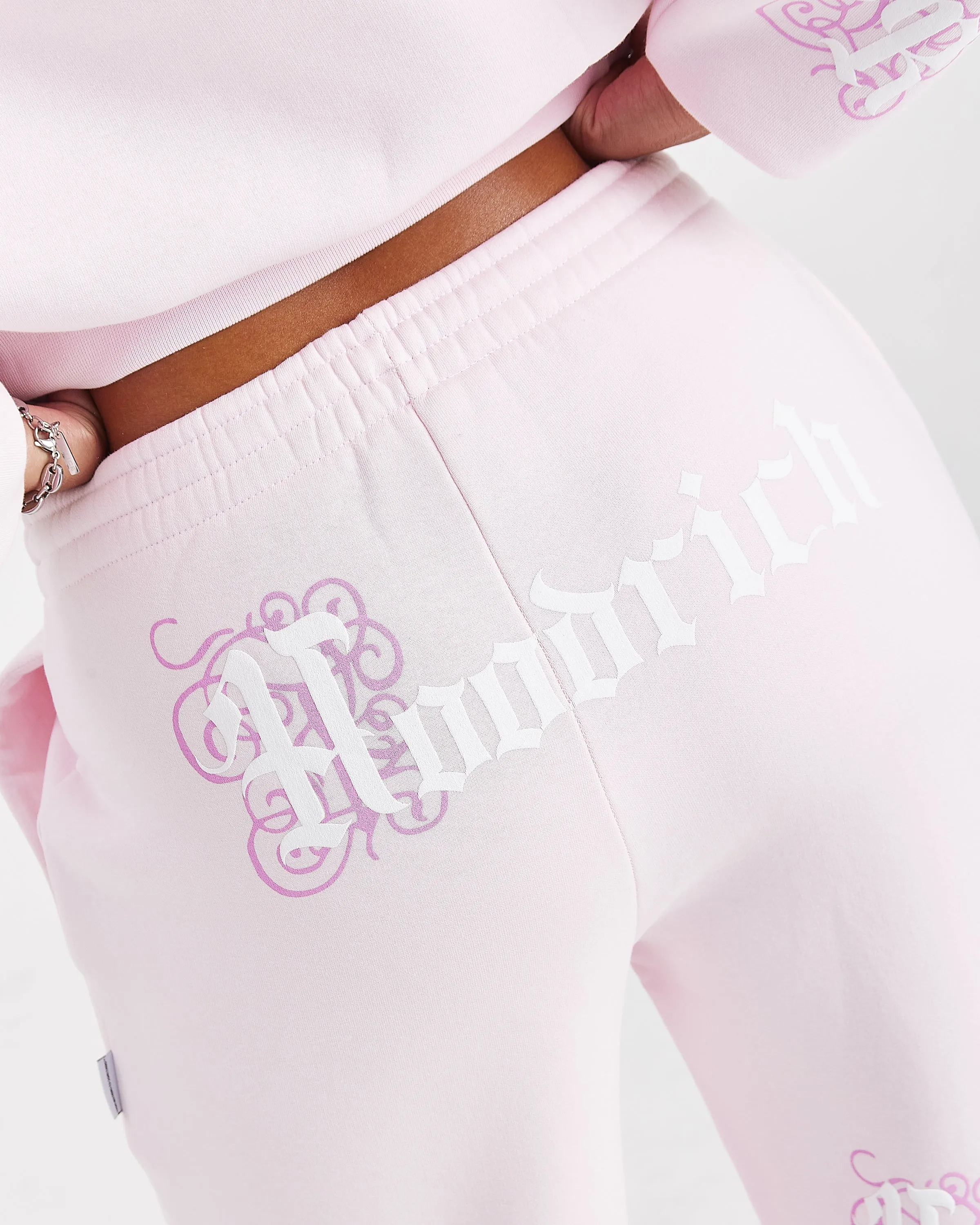 Onyx Oversized Joggers - Pink sold by Hoodrich product image thumbnail 3
