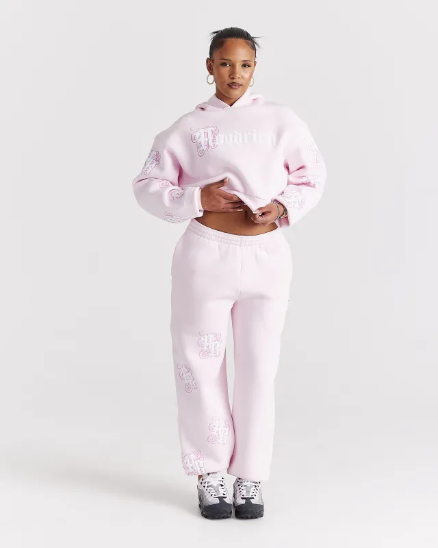 Onyx Oversized Joggers - Pink sold by Hoodrich