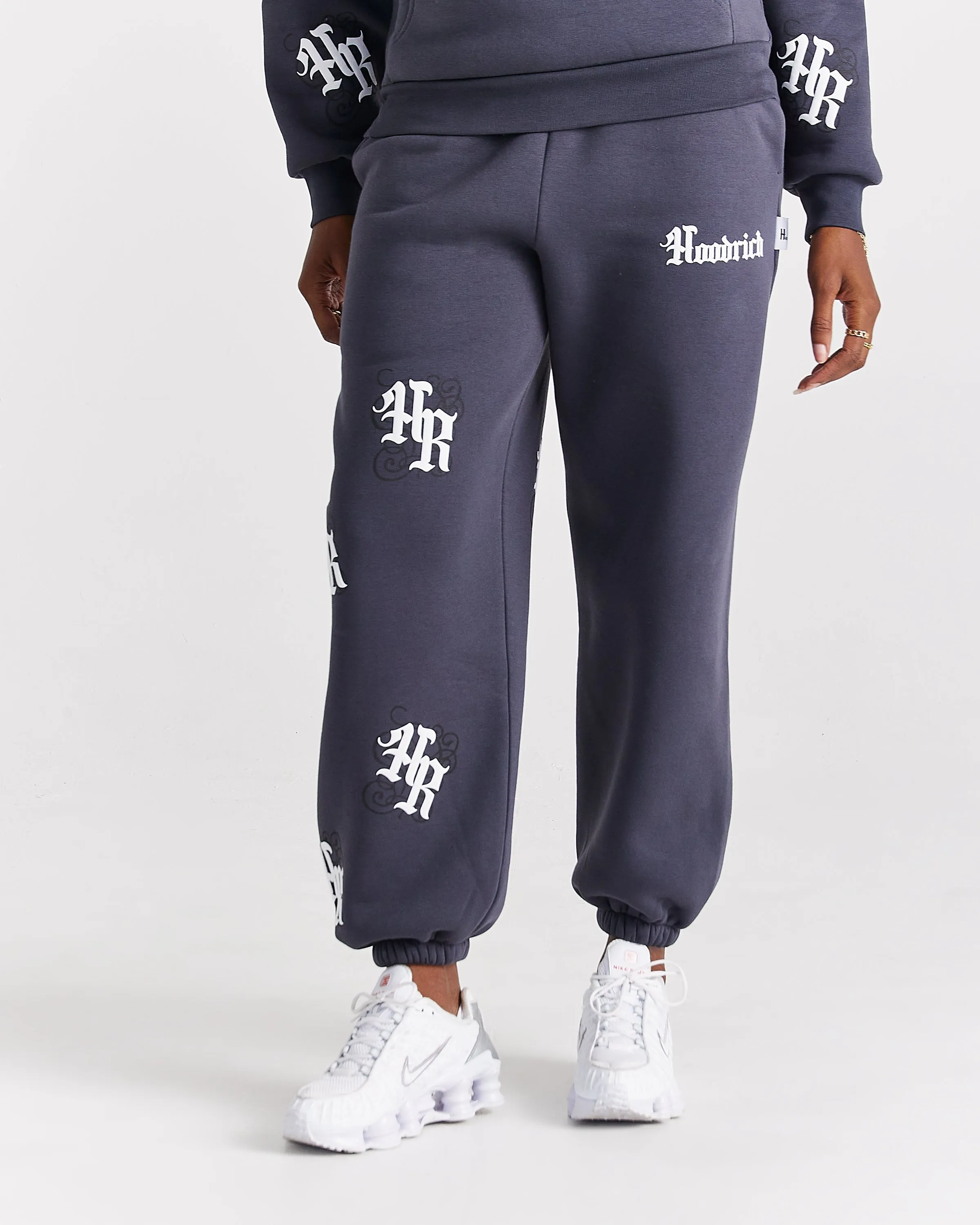 Onyx Oversized Joggers - Grey/White sold by Hoodrich product image thumbnail 2