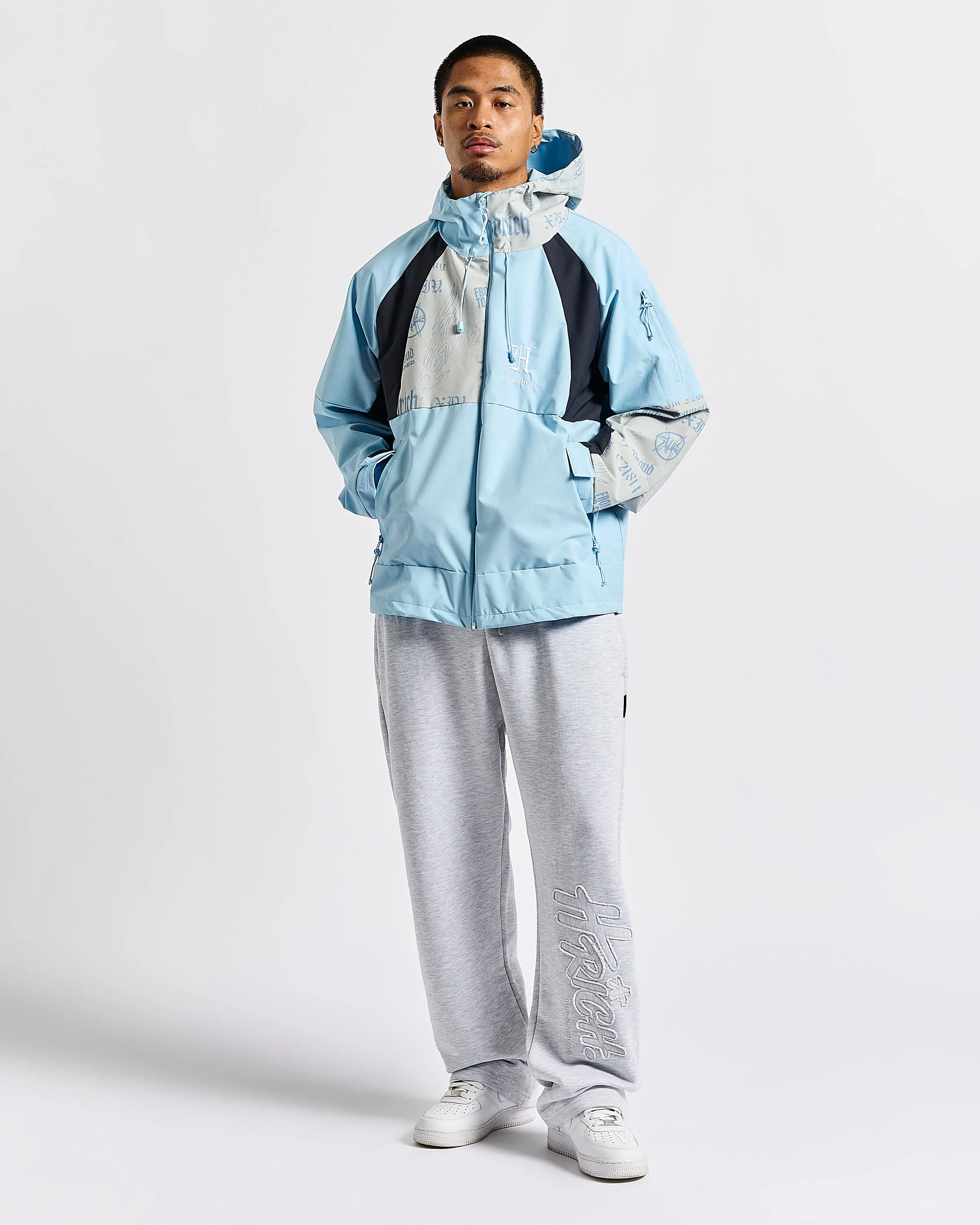 Chroma Shell Jacket - Blue/White sold by Hoodrich product image thumbnail 4
