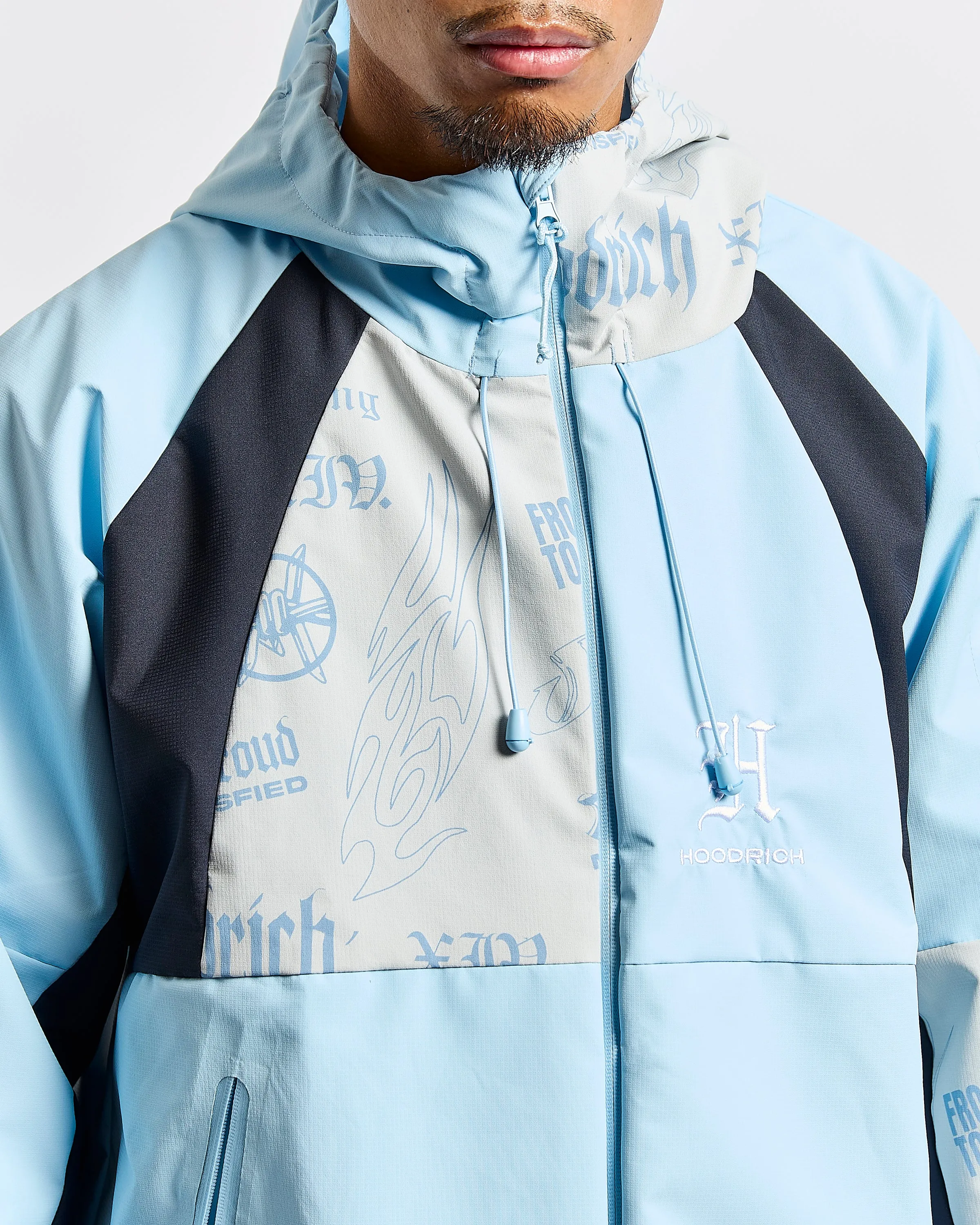 Chroma Shell Jacket - Blue/White sold by Hoodrich product image thumbnail 3