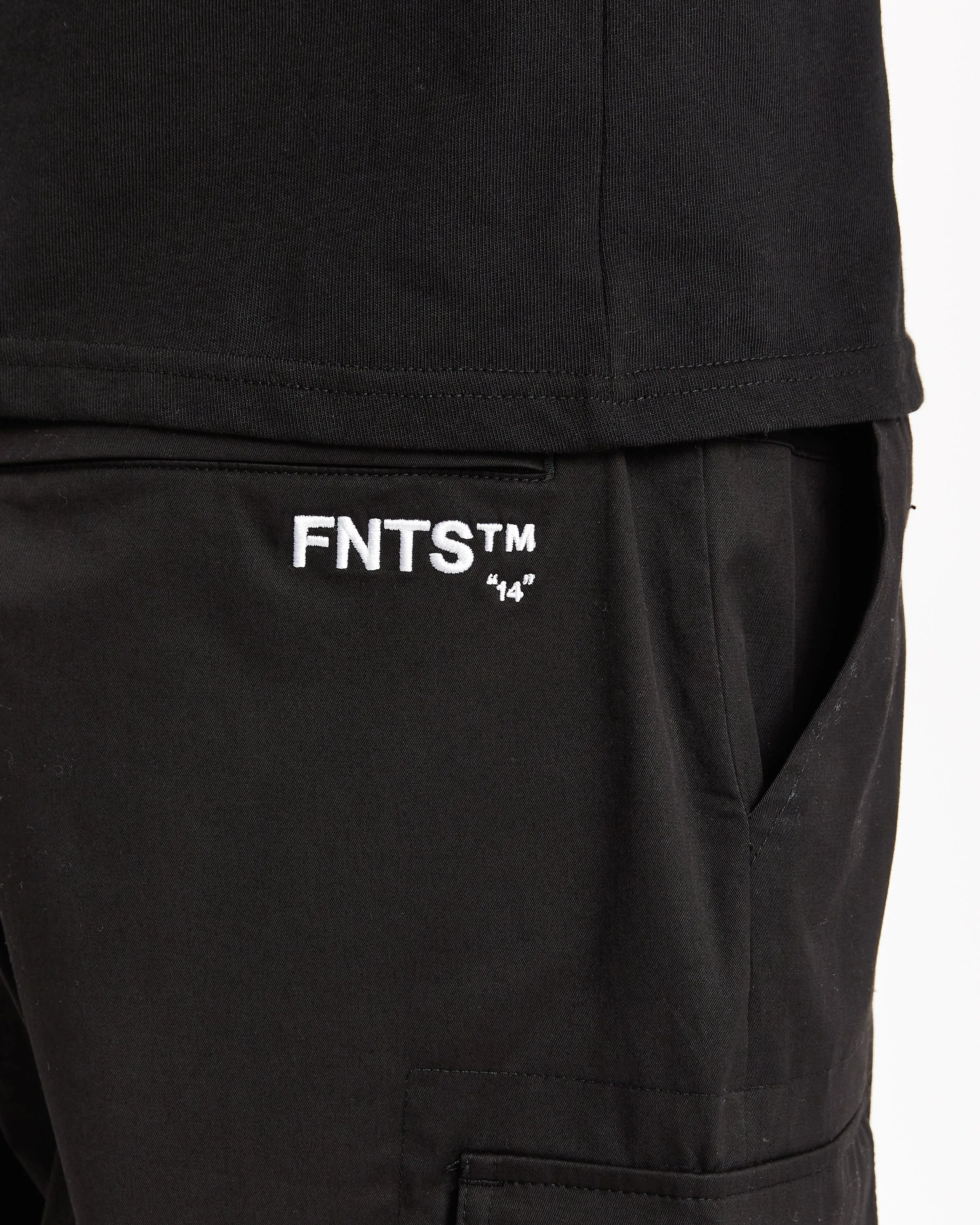 OG Trek Cargo Pants - Black/White sold by Hoodrich product image thumbnail 4