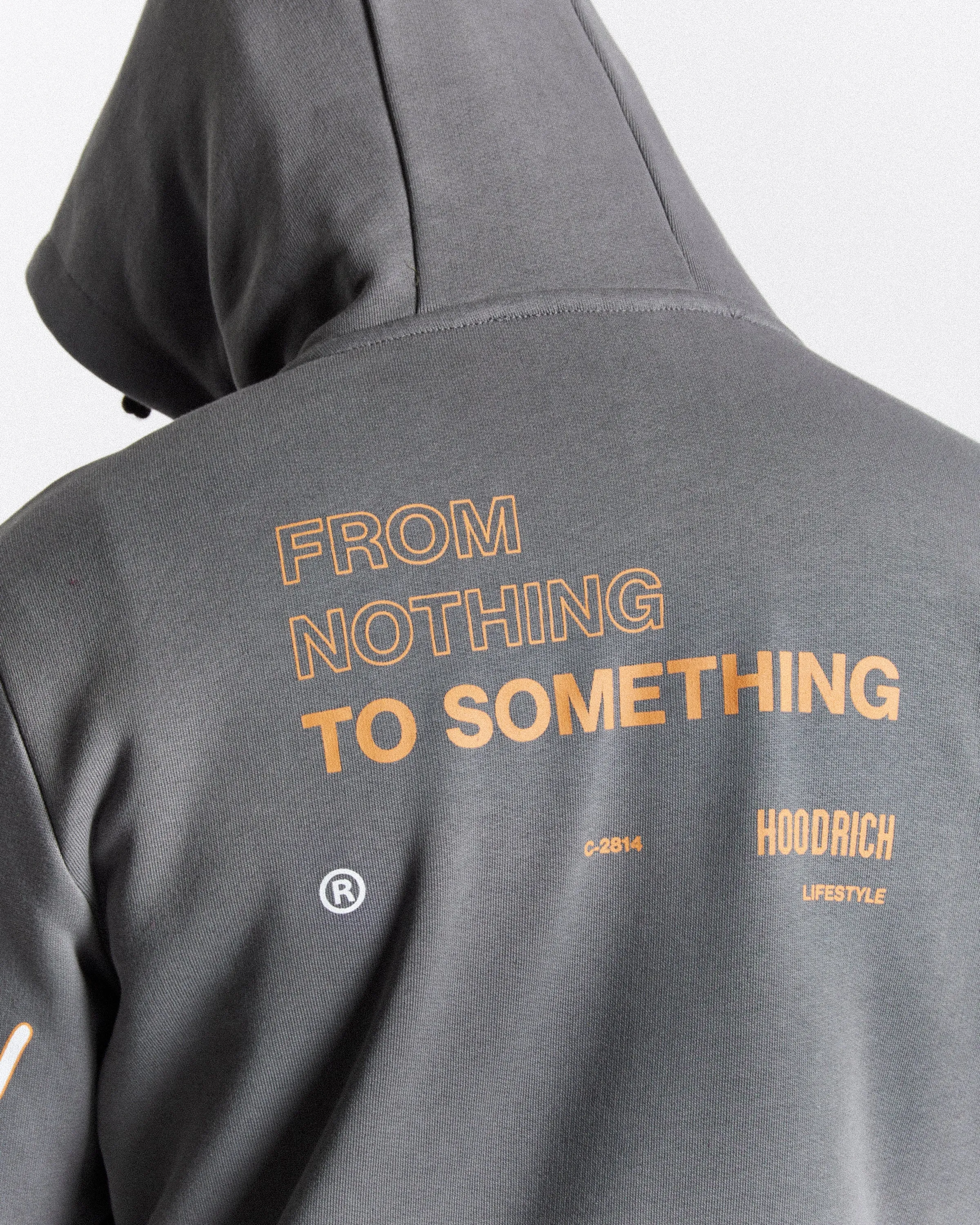 Caliber Hoodie - Grey/Orange/White sold by Hoodrich product image thumbnail 5