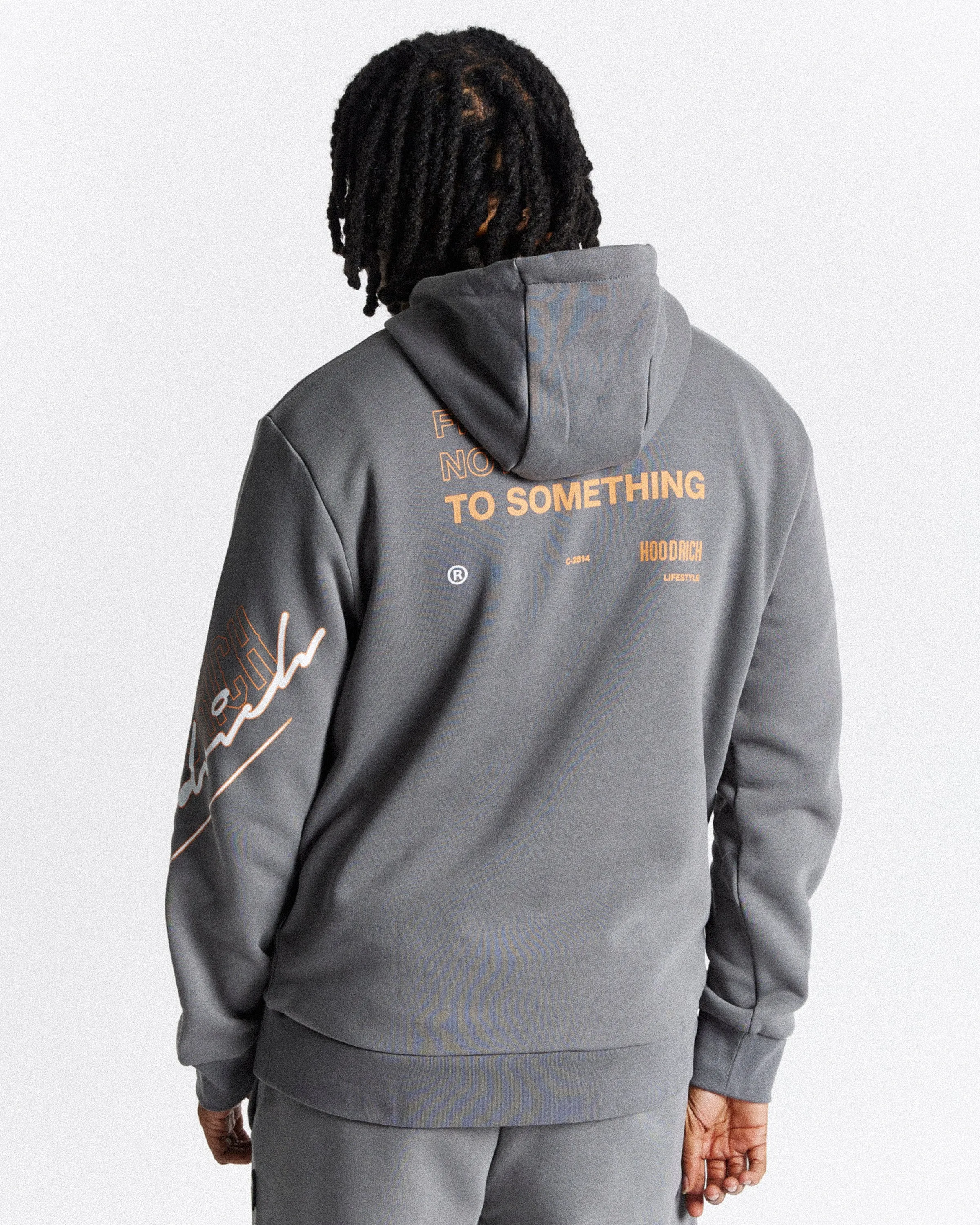 Caliber Hoodie - Grey/Orange/White sold by Hoodrich product image thumbnail 4