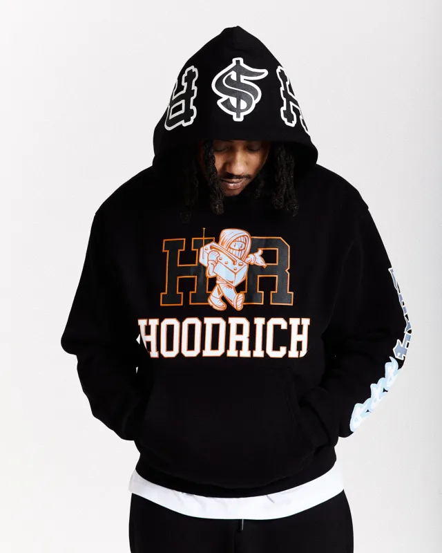Loony Oversized Hoodie - Black/White sold by Hoodrich