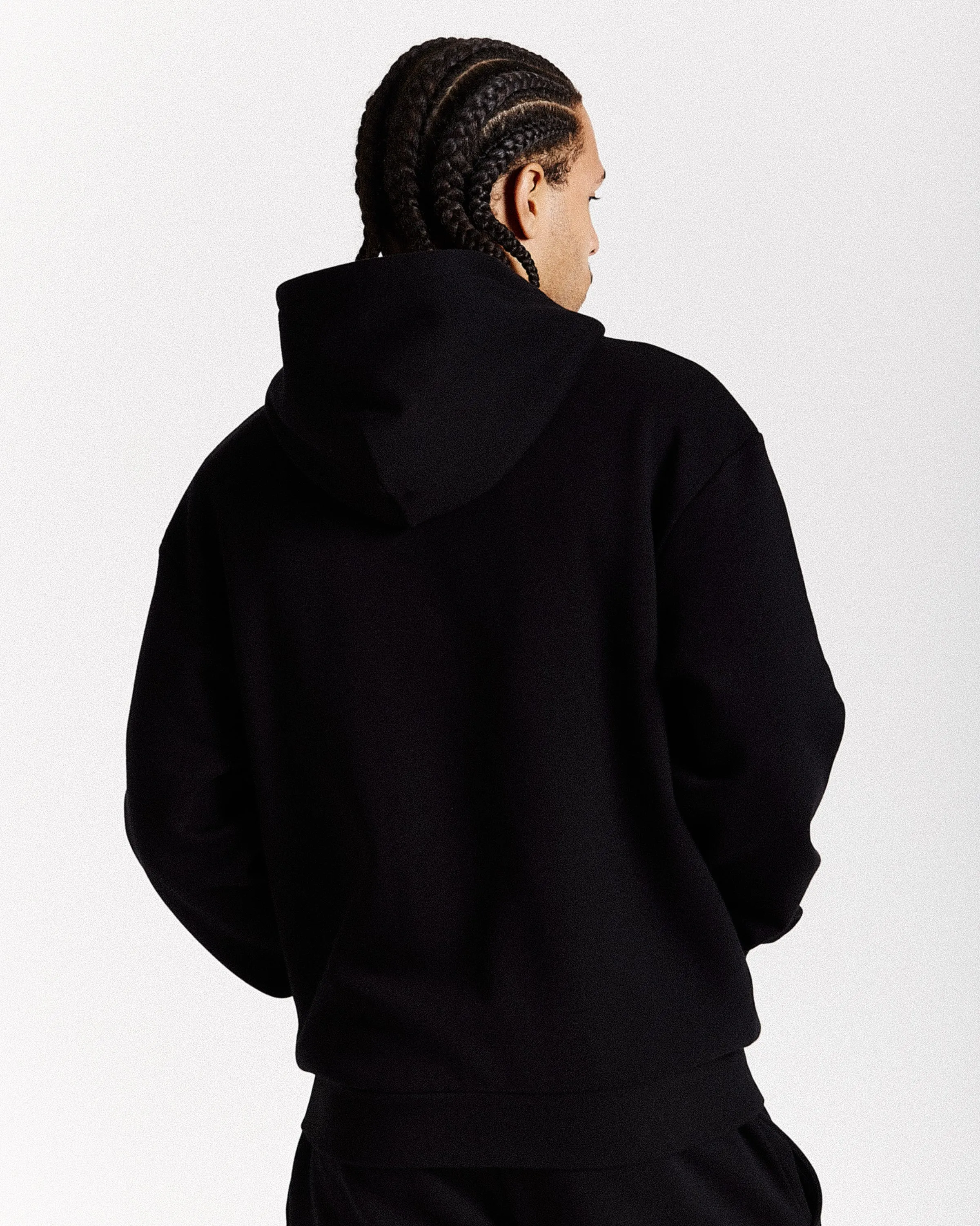 Captain Oversized Zip Hoodie - Black/White sold by Hoodrich product image thumbnail 4