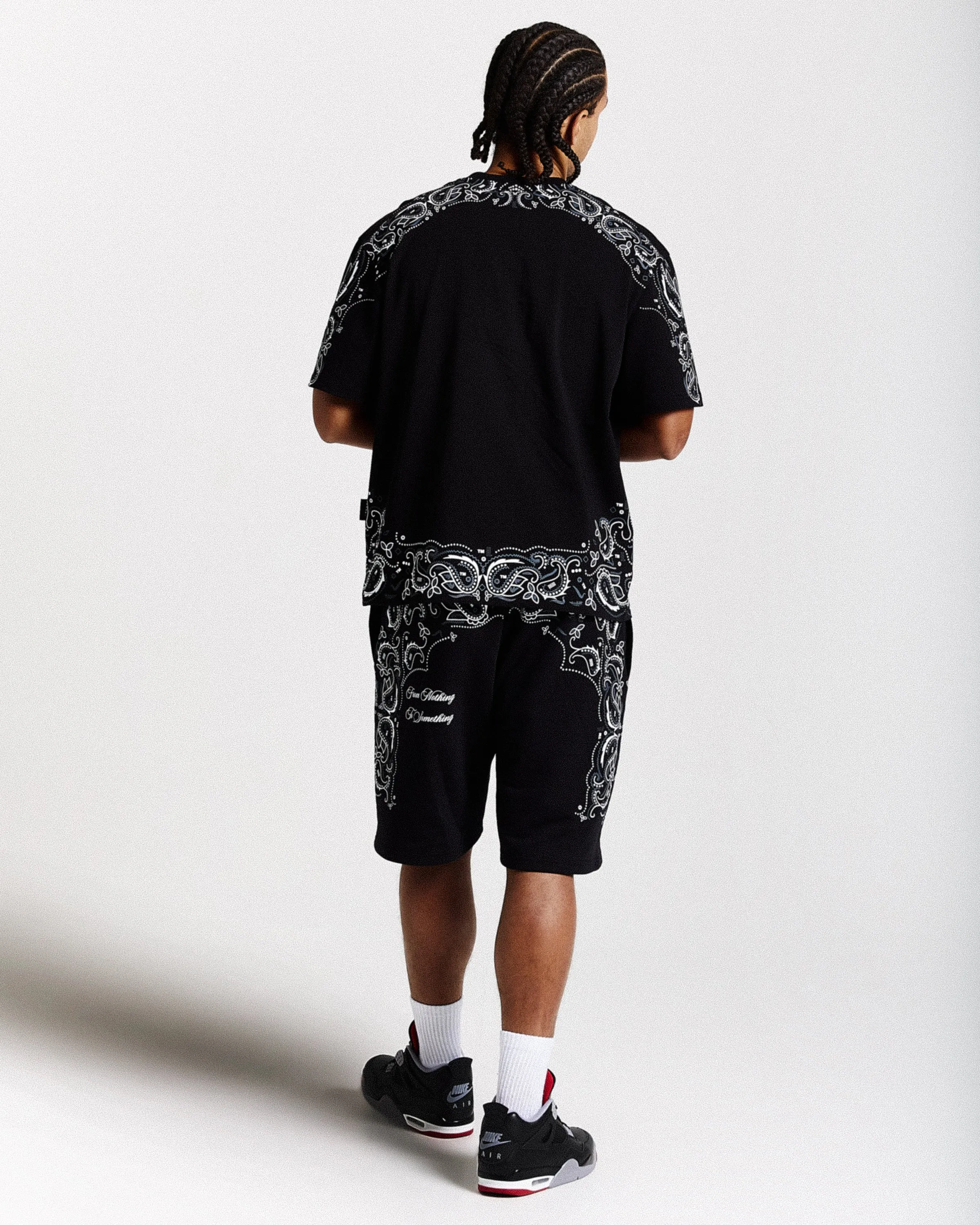 Motif Oversized T-Shirt - Black/White/Grey sold by Hoodrich product image thumbnail 5