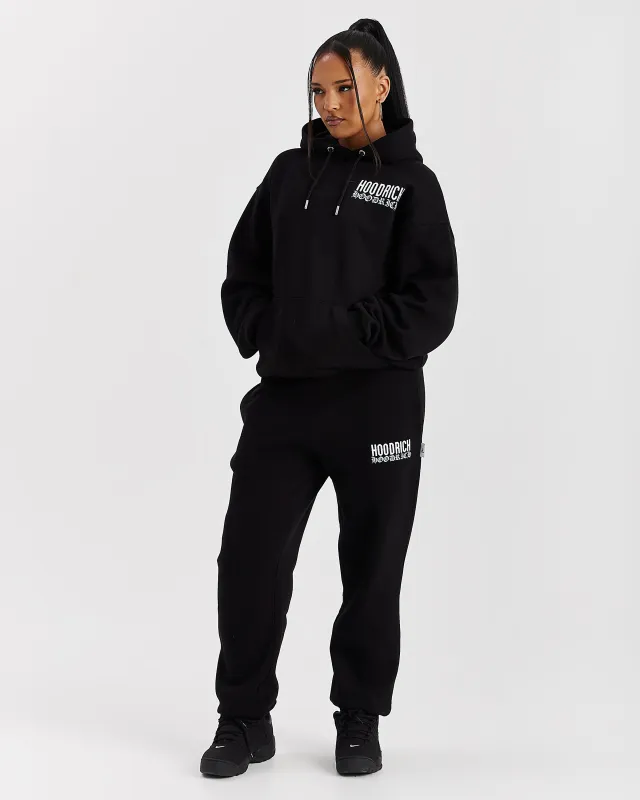 Flex Joggers - Black/White sold by Hoodrich