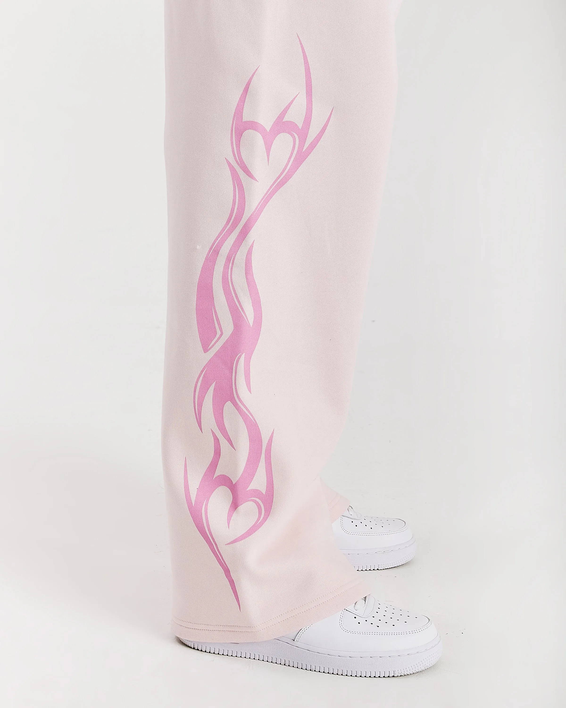 Flux Oversized Wide Leg Joggers - Pink sold by Hoodrich product image thumbnail 4