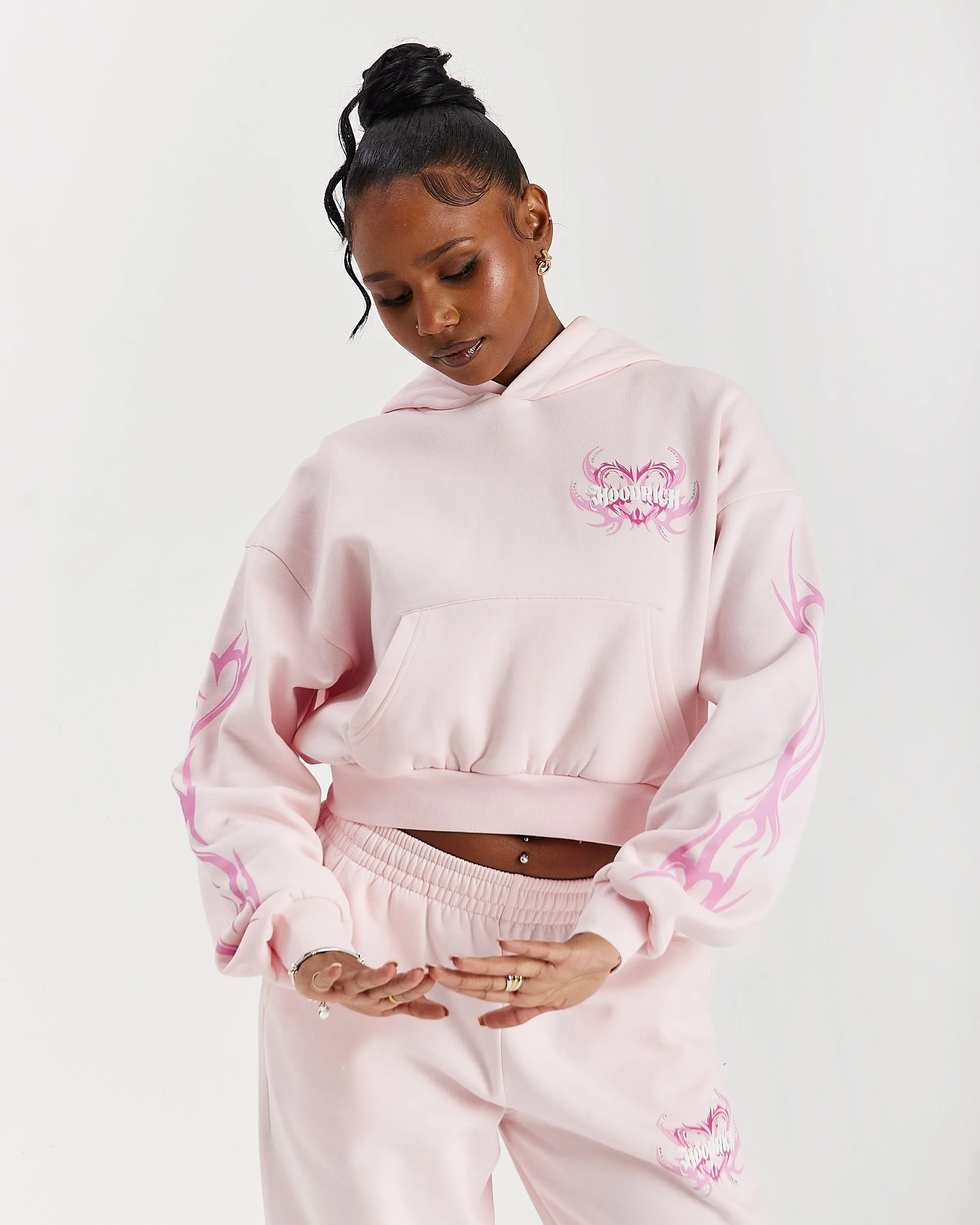 Flux Boxy Hoodie - Pink sold by Hoodrich