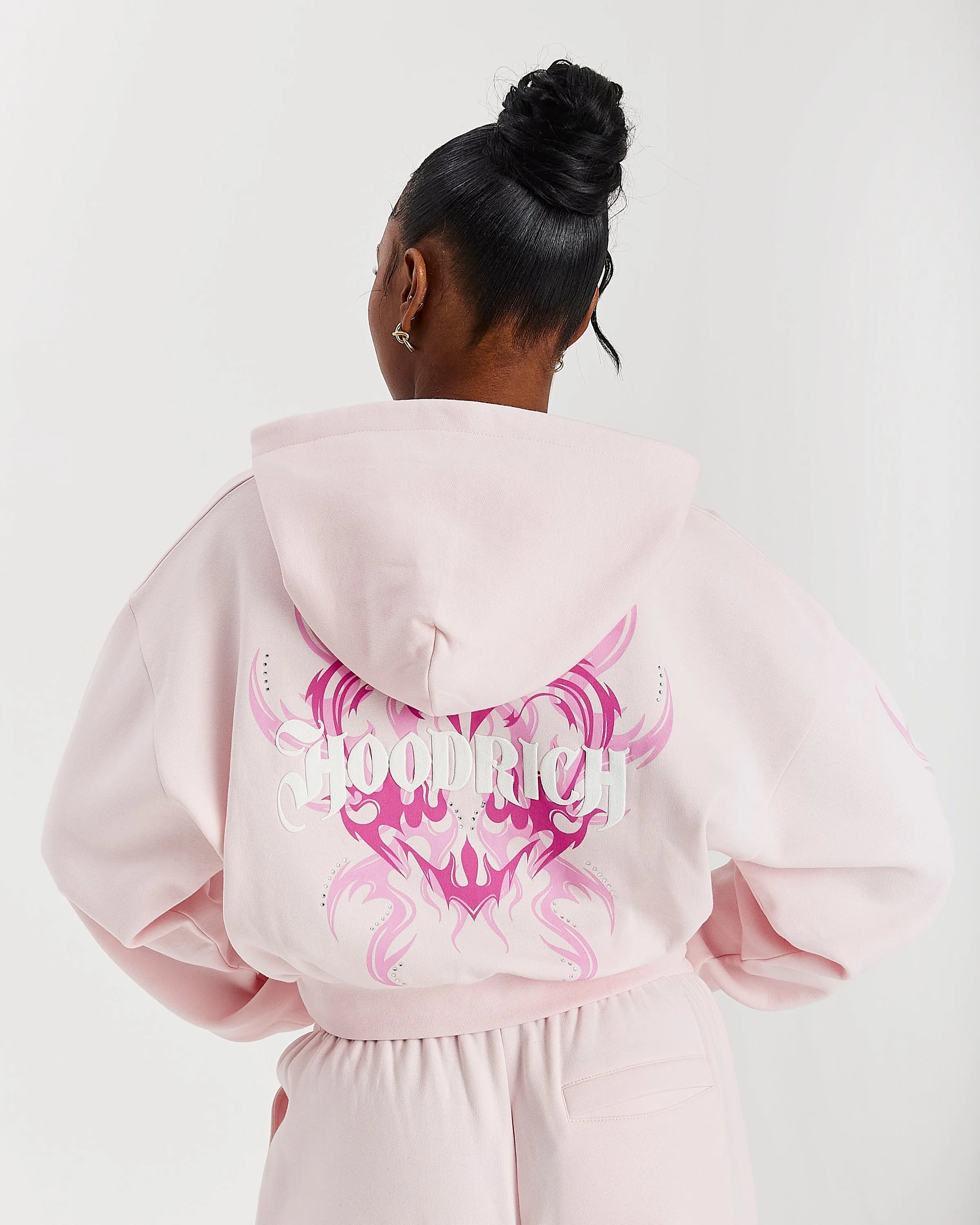 Flux Boxy Hoodie - Pink sold by Hoodrich product image thumbnail 2