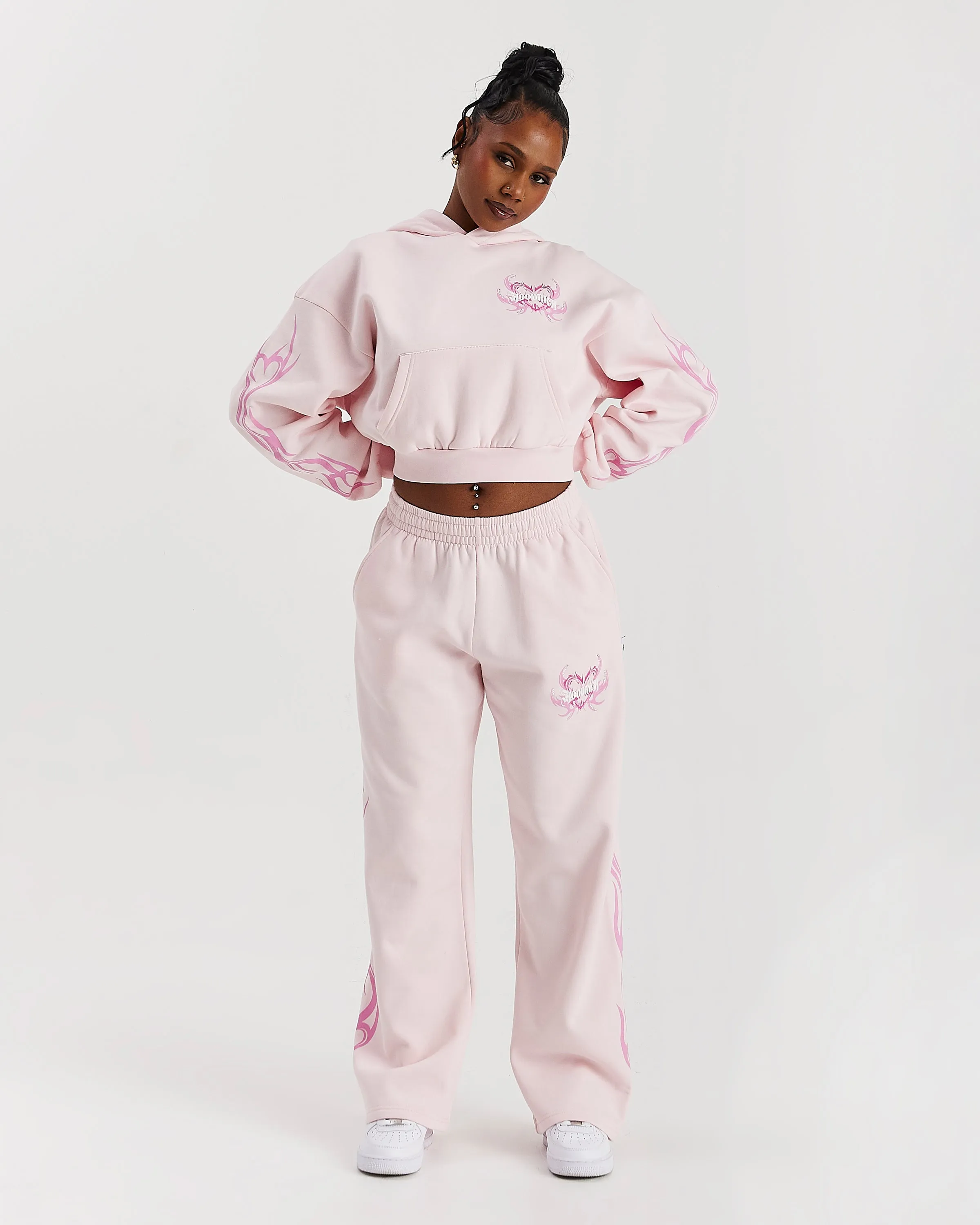 Flux Boxy Hoodie - Pink sold by Hoodrich product image thumbnail 3