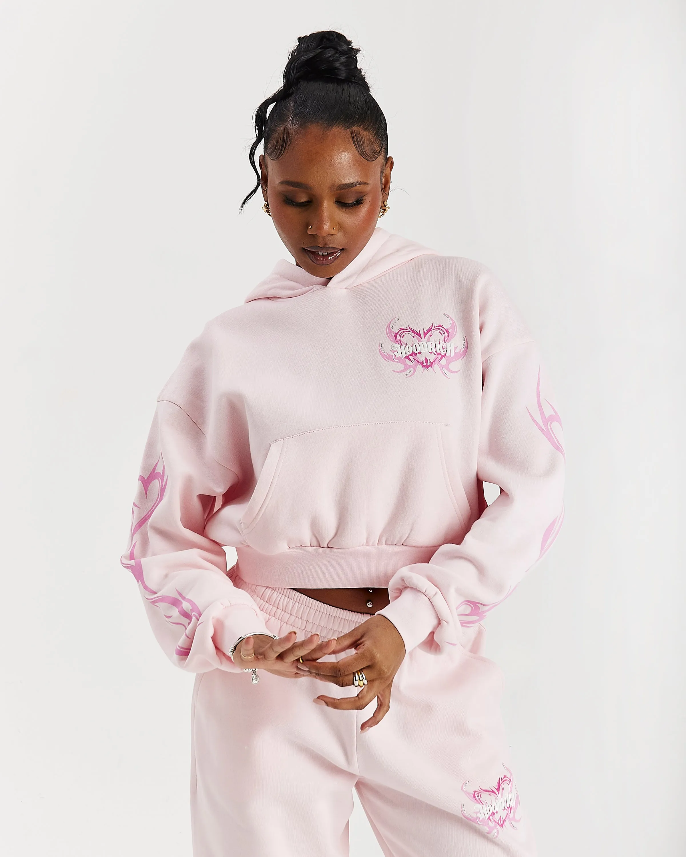 Flux Boxy Hoodie - Pink sold by Hoodrich product image thumbnail 5