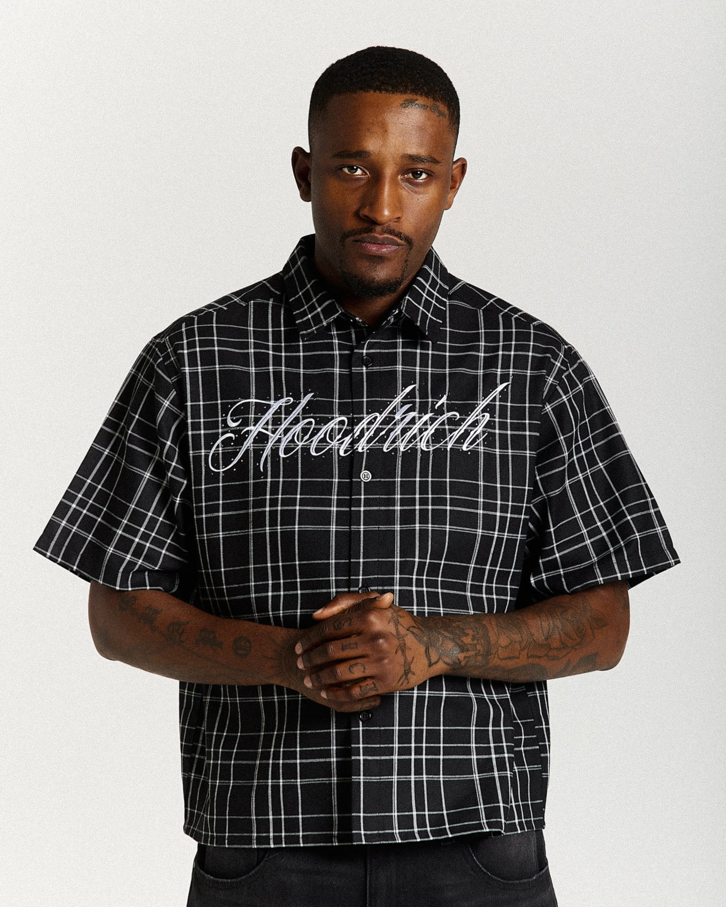 Rito Oversized Shirt - Black/White sold by Hoodrich