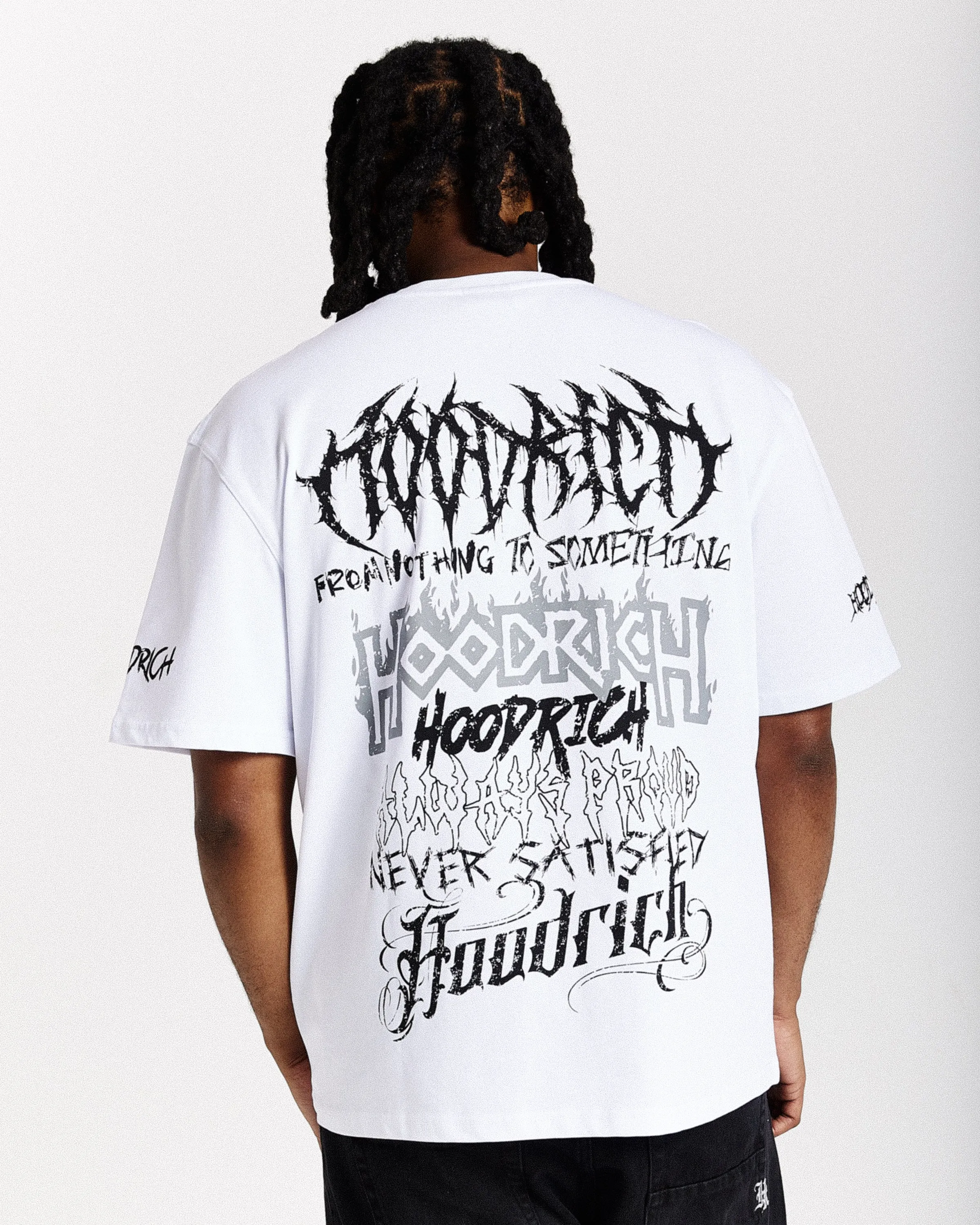 Spectral Oversized T-Shirt - White/Black sold by Hoodrich product image thumbnail 3
