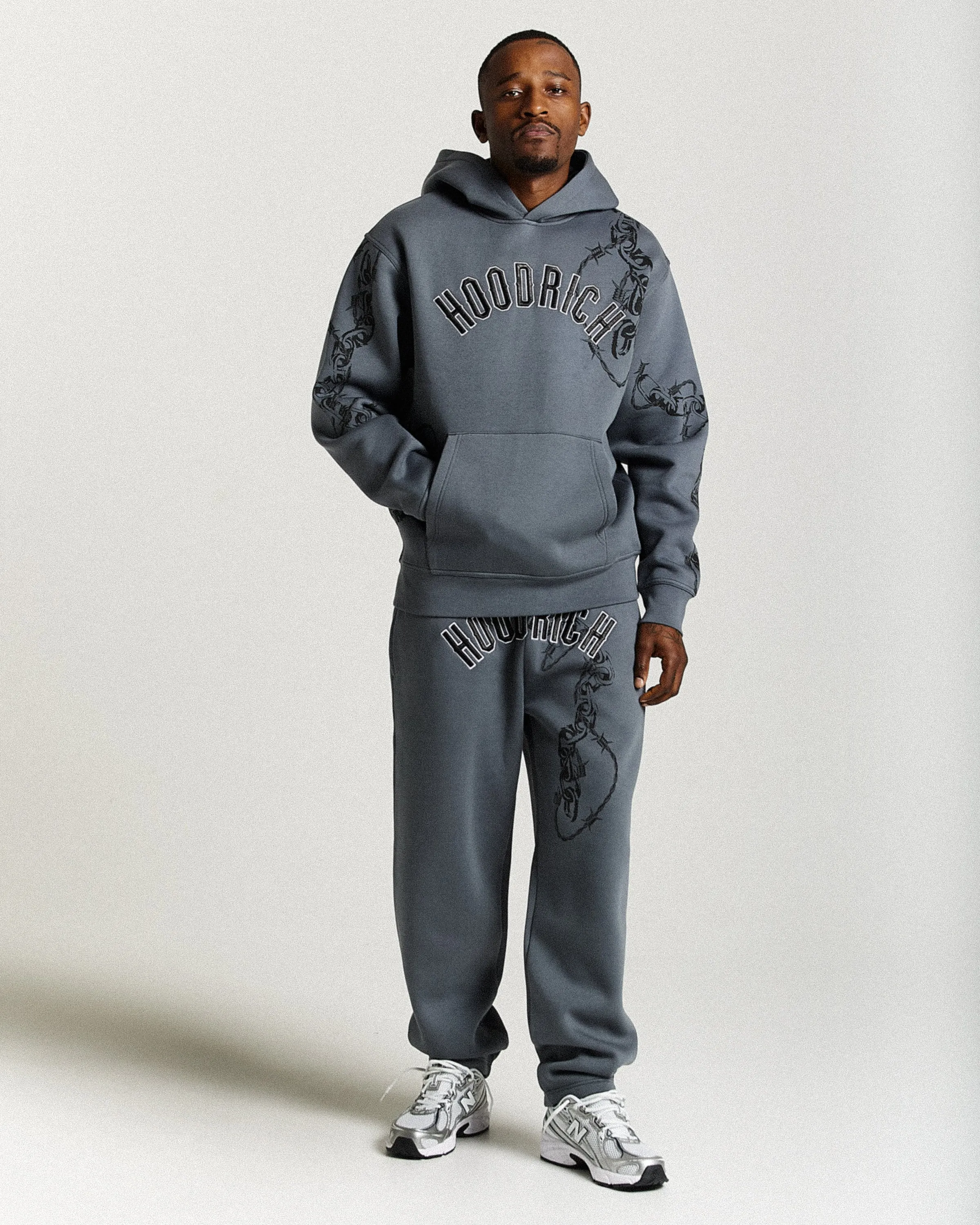 Guepard Oversized Joggers - Grey/Black/White sold by Hoodrich product image thumbnail 5