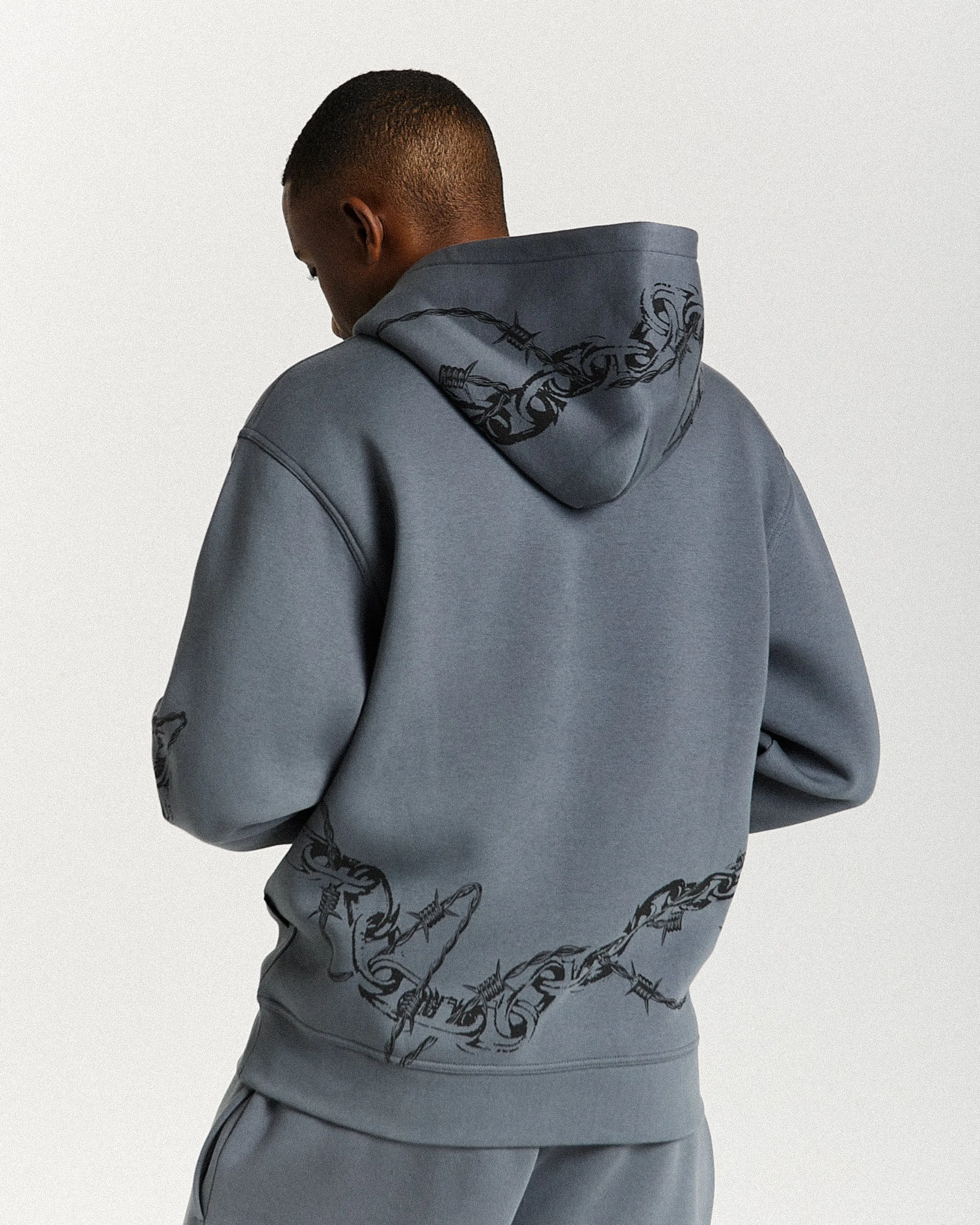 Guepard Oversized Hoodie - Grey/Black/White sold by Hoodrich product image thumbnail 2