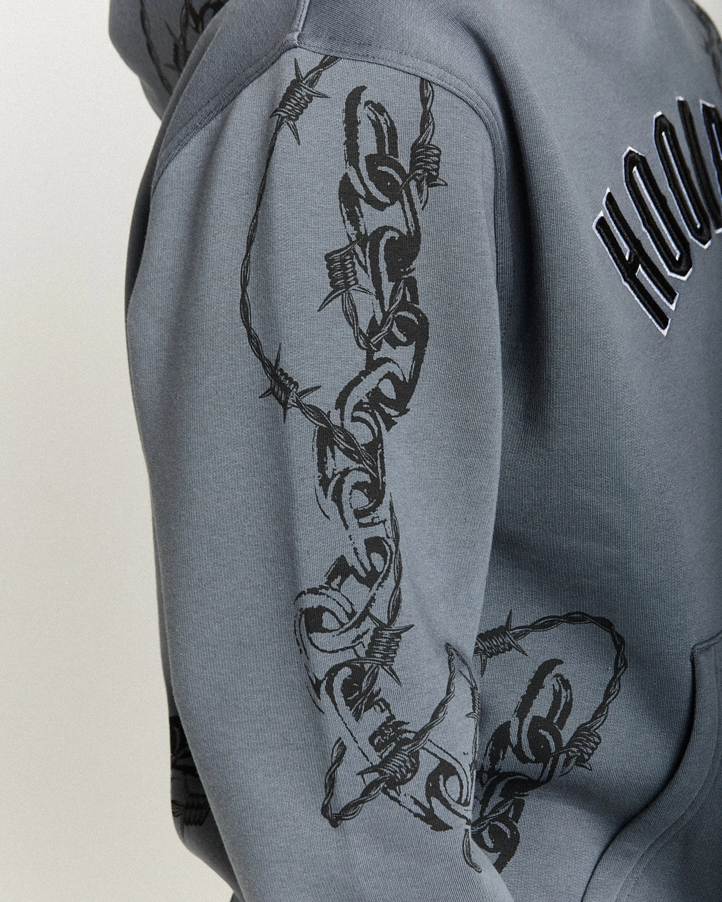 Guepard Oversized Hoodie - Grey/Black/White sold by Hoodrich product image thumbnail 4
