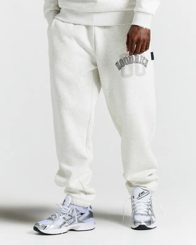 Rivet Oversized Joggers - Heather Grey/black made by Hoodrich