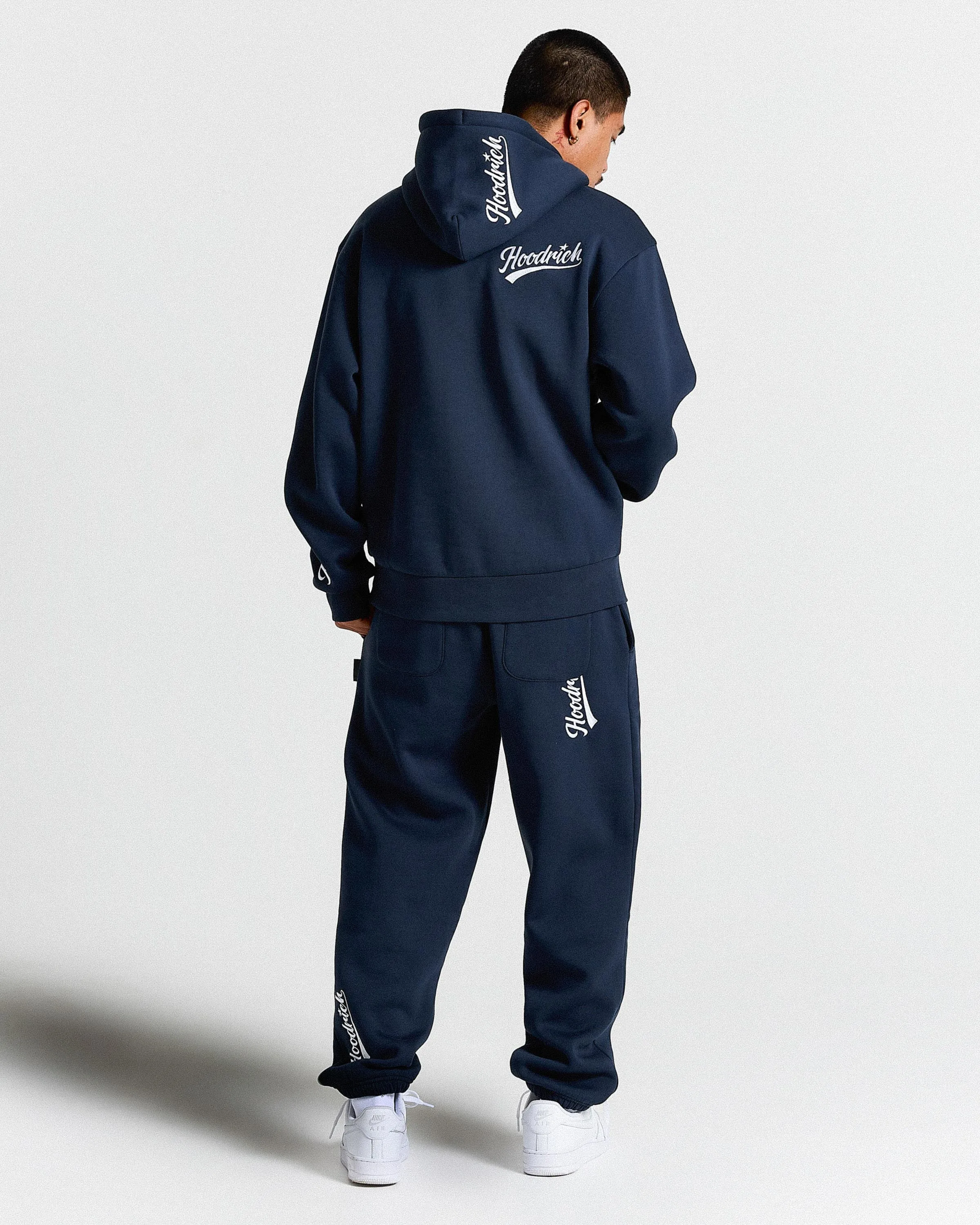 Multi Stade Oversized Hoodie - Navy/White sold by Hoodrich product image thumbnail 5