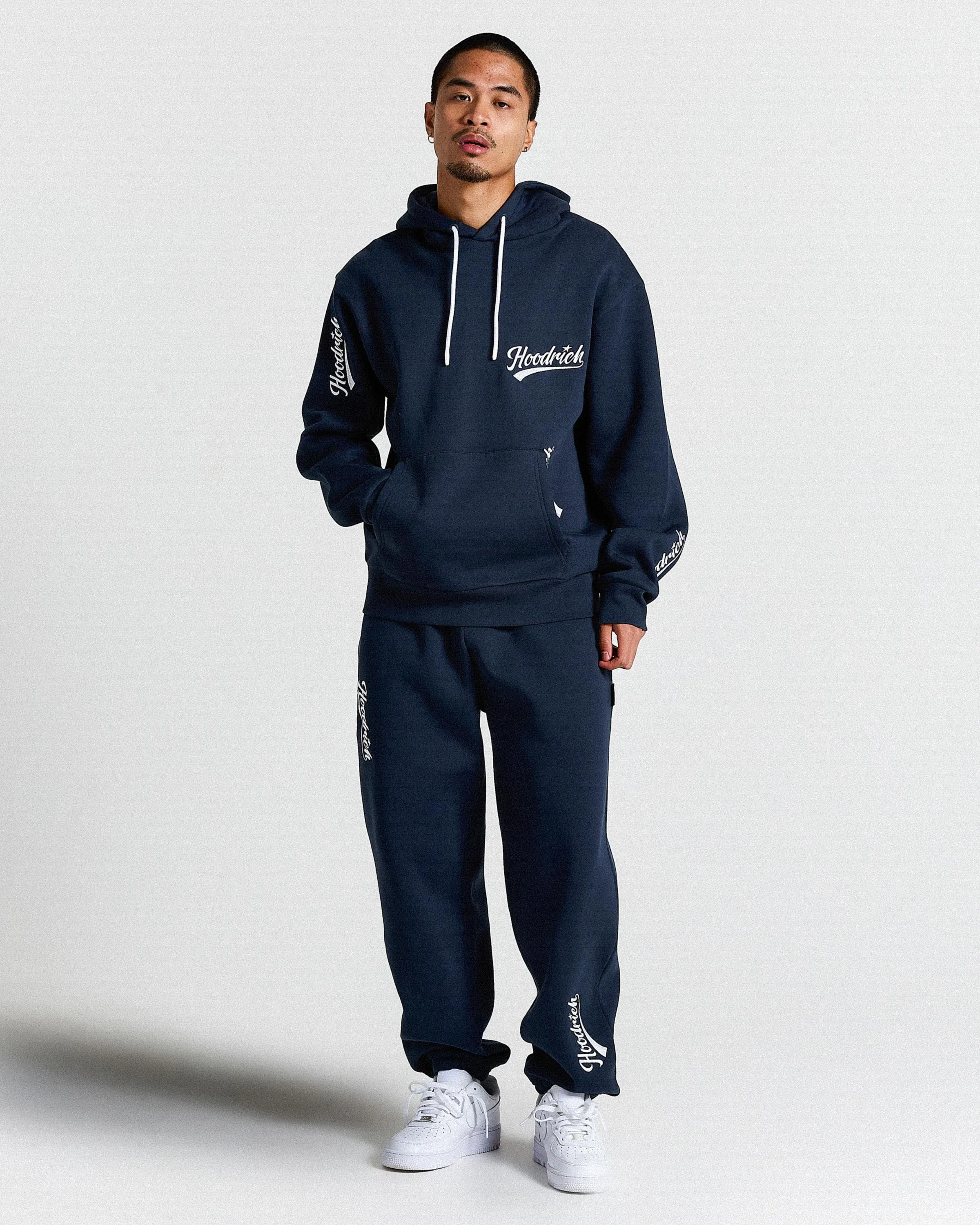 Multi Stade Oversized Hoodie - Navy/White sold by Hoodrich product image thumbnail 3