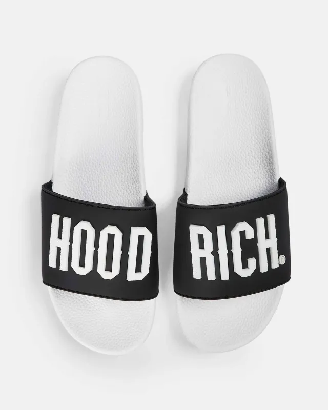 Core Sliders - White/Black made by Hoodrich