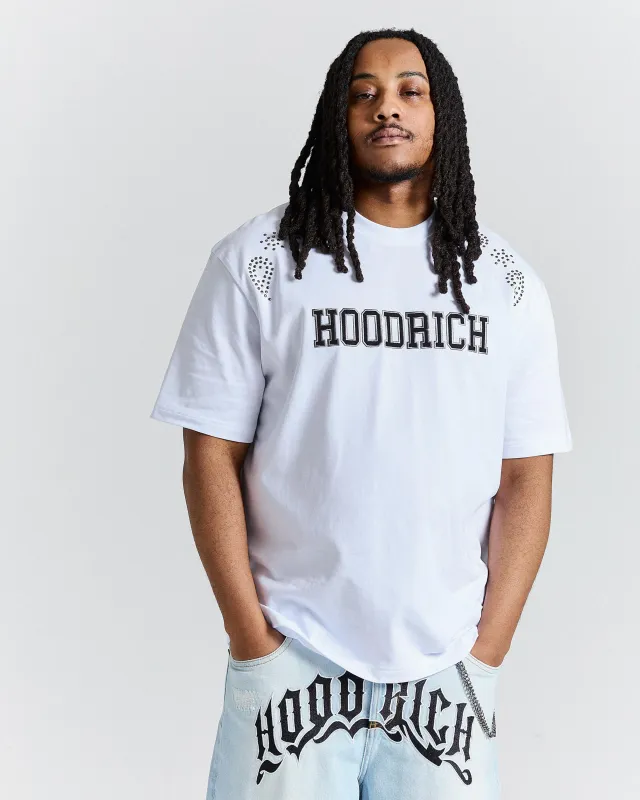 Eterno Oversized T-Shirt - White/Black made by Hoodrich