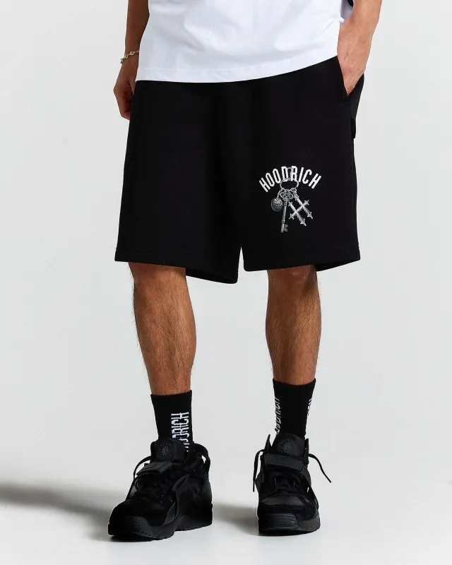 Rite Oversized Shorts - Black/White made by Hoodrich