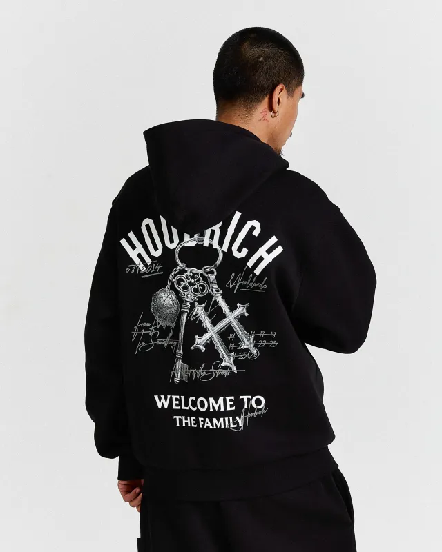 Rite Oversized Hoodie - Black/White made by Hoodrich