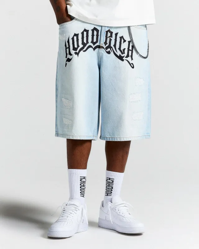 Ritual Denim Jorts - Blue Wash made by Hoodrich