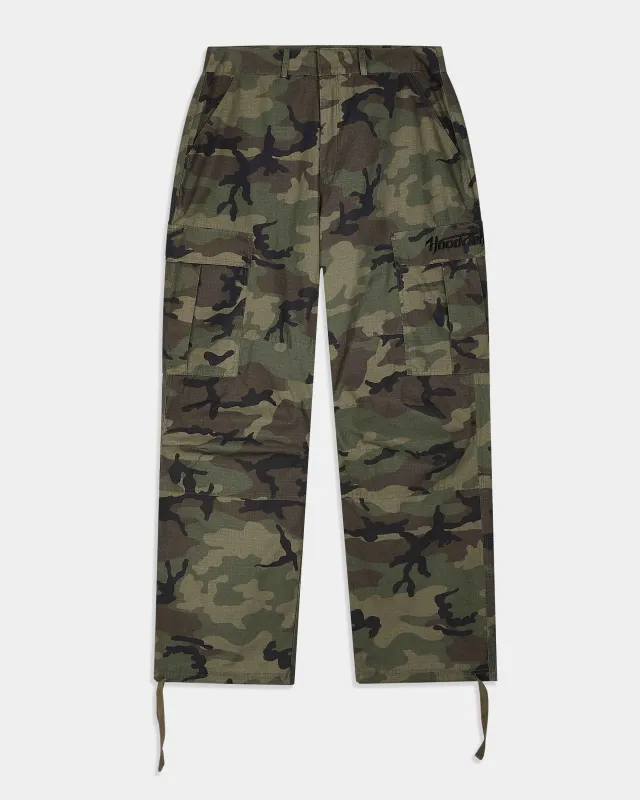 Cast Ripstop Cargo Pants - Camo made by Hoodrich
