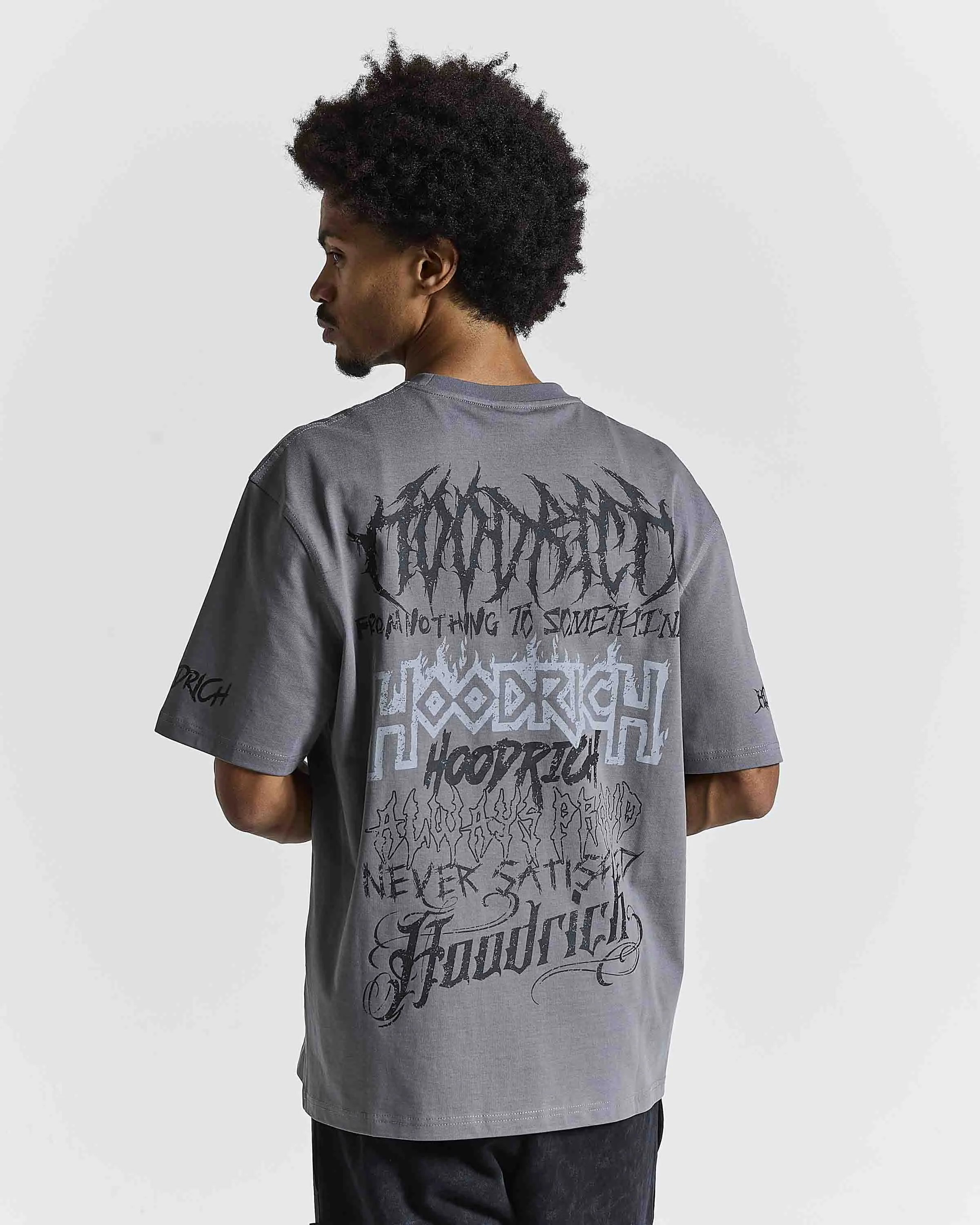 Nocturn Oversized T-Shirt - Grey/Reflective sold by Hoodrich product image thumbnail 2