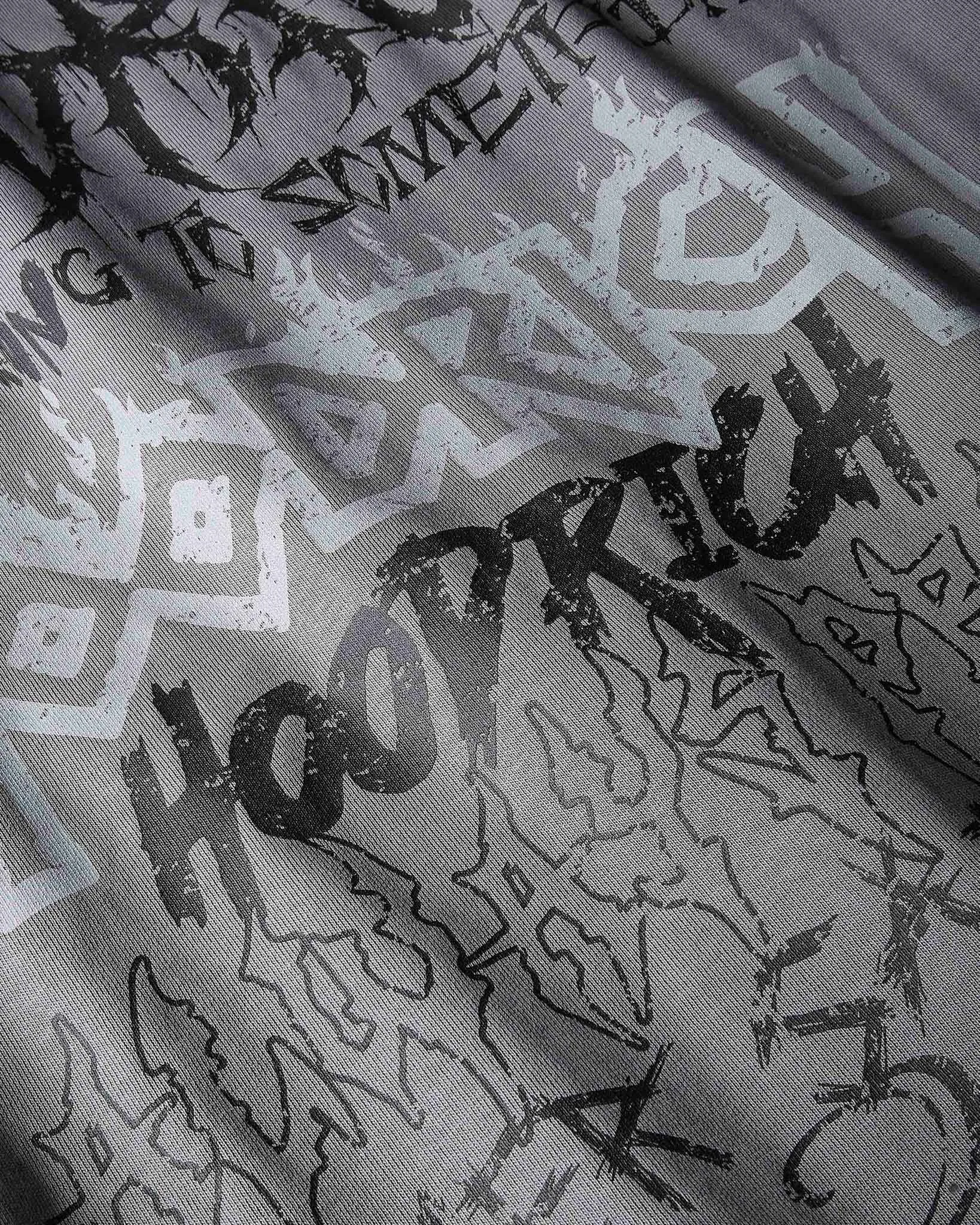 Nocturn Oversized T-Shirt - Grey/Reflective sold by Hoodrich product image thumbnail 5
