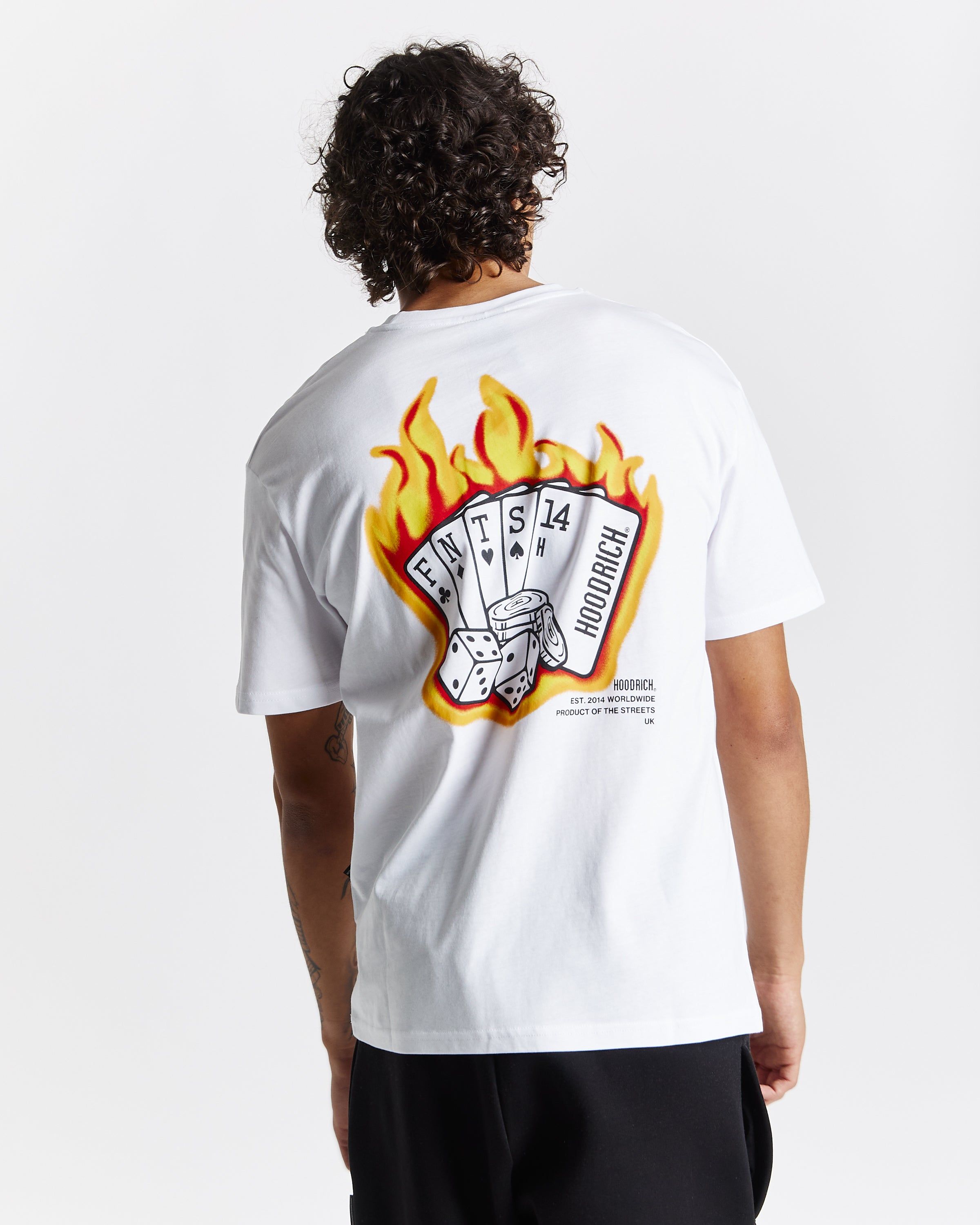 Luck T-Shirt - White/Graphic sold by Hoodrich