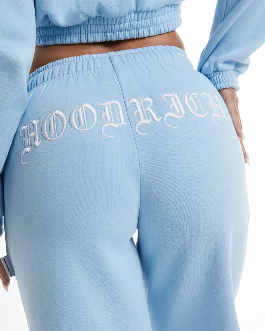 Dusk Wide Leg Joggers - Blue/White sold by Hoodrich product image thumbnail 2