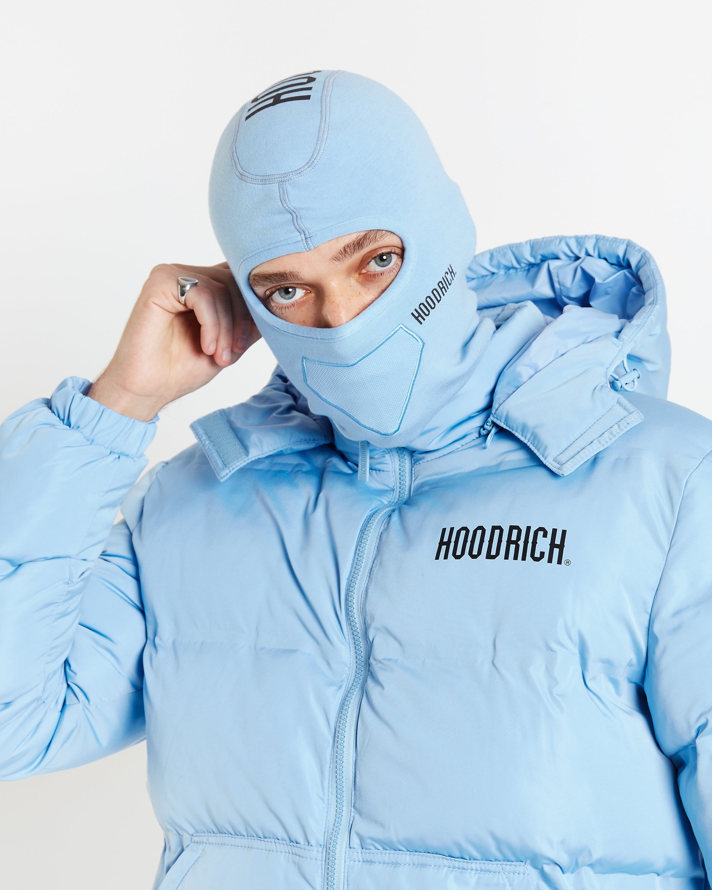 Light Blue Hood Rich Coats OG Balaclava Baby Blue/Black Parallel