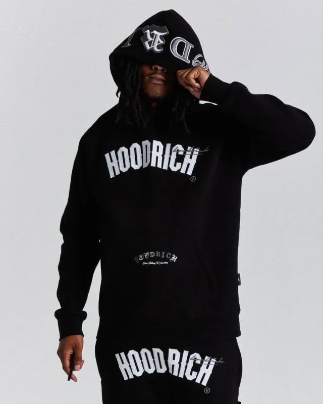 Stature Hoodie - Black/White/Grey sold by Hoodrich