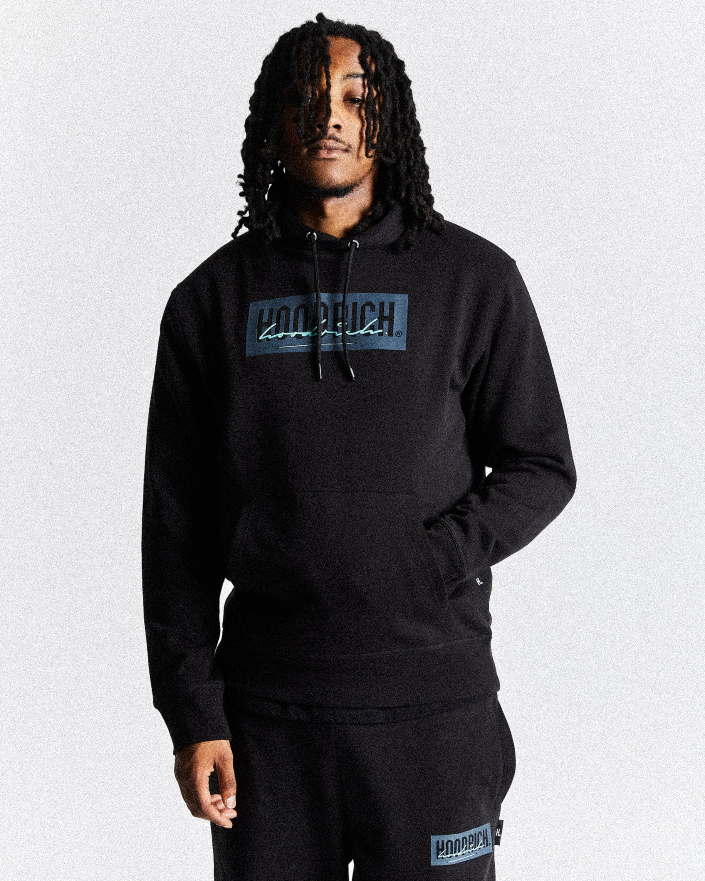 Etch Tracksuit Set - Black/Grey/Blue sold by Hoodrich product image thumbnail 3