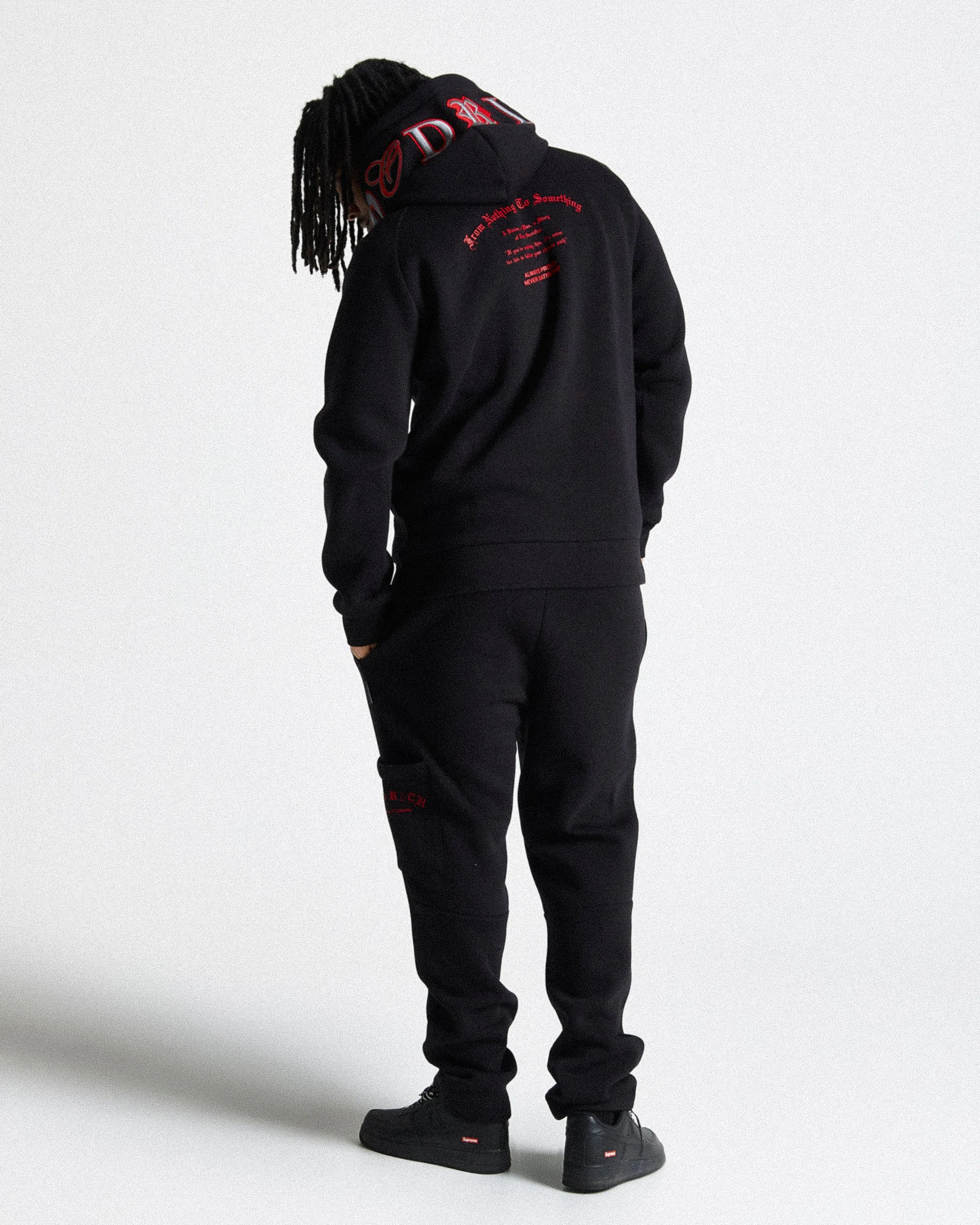 Stature Joggers - Black/Grey/Red sold by Hoodrich product image thumbnail 5