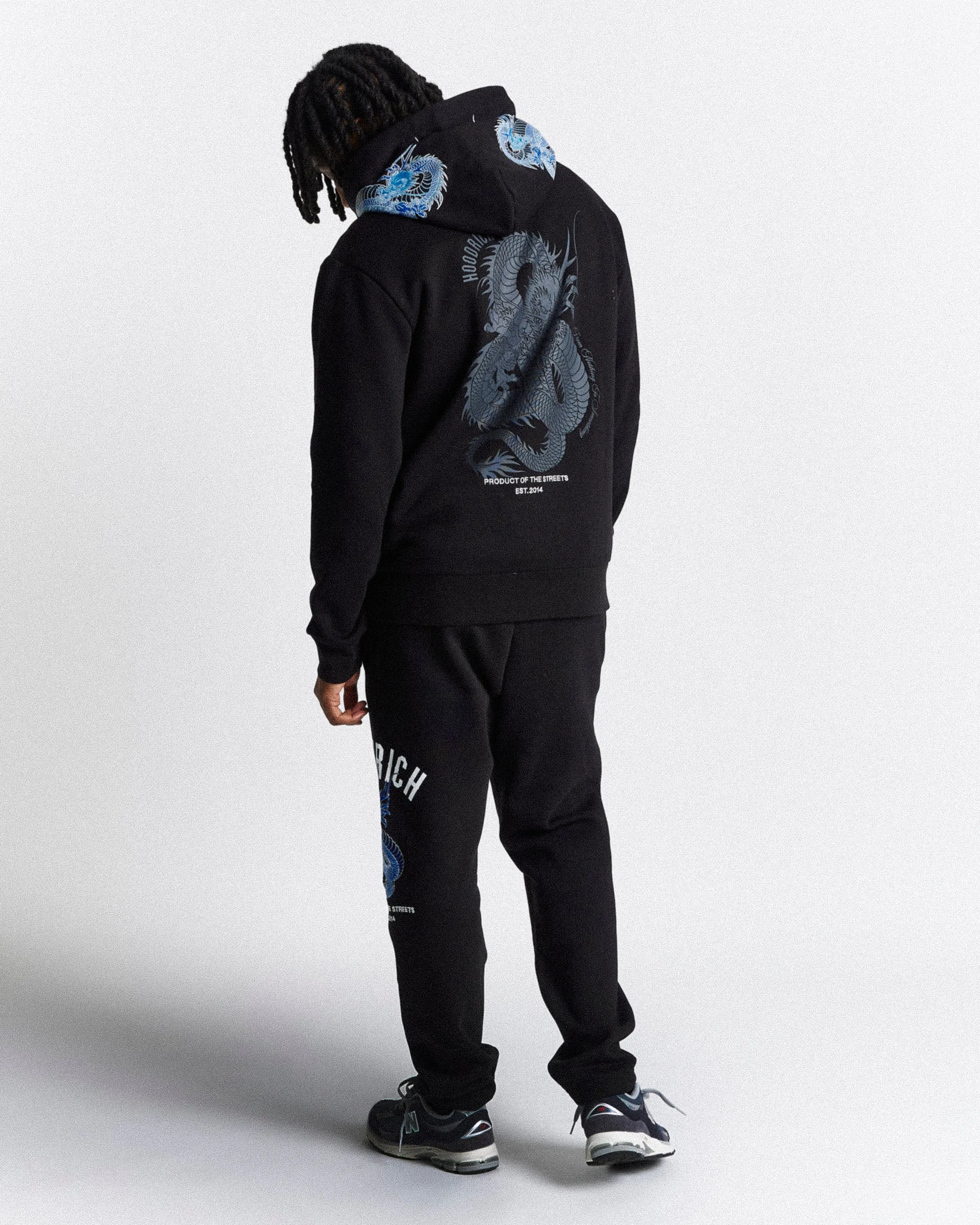 Beast Jogger - Black/White/Blue sold by Hoodrich product image thumbnail 2