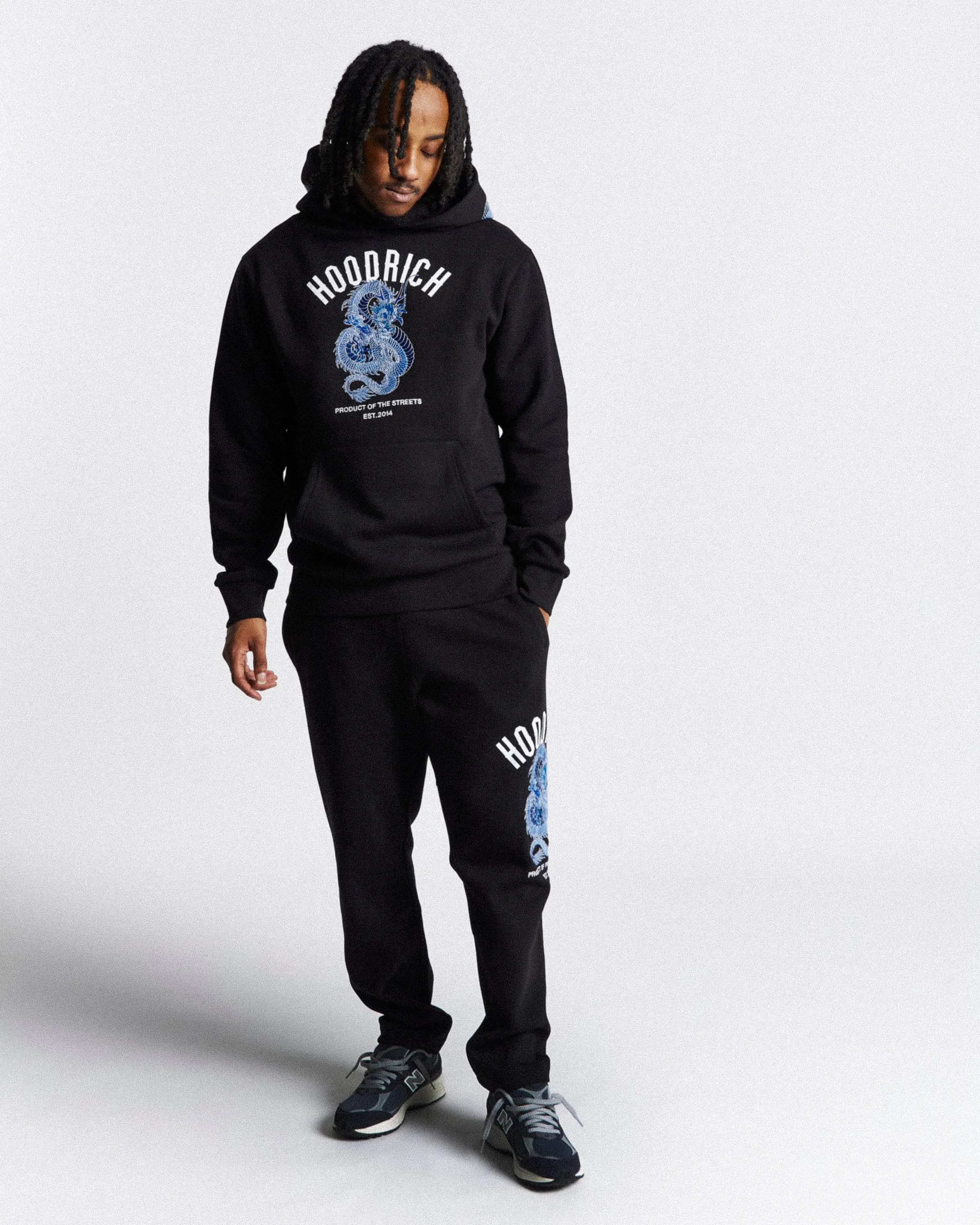 Beast Jogger - Black/White/Blue sold by Hoodrich product image thumbnail 3