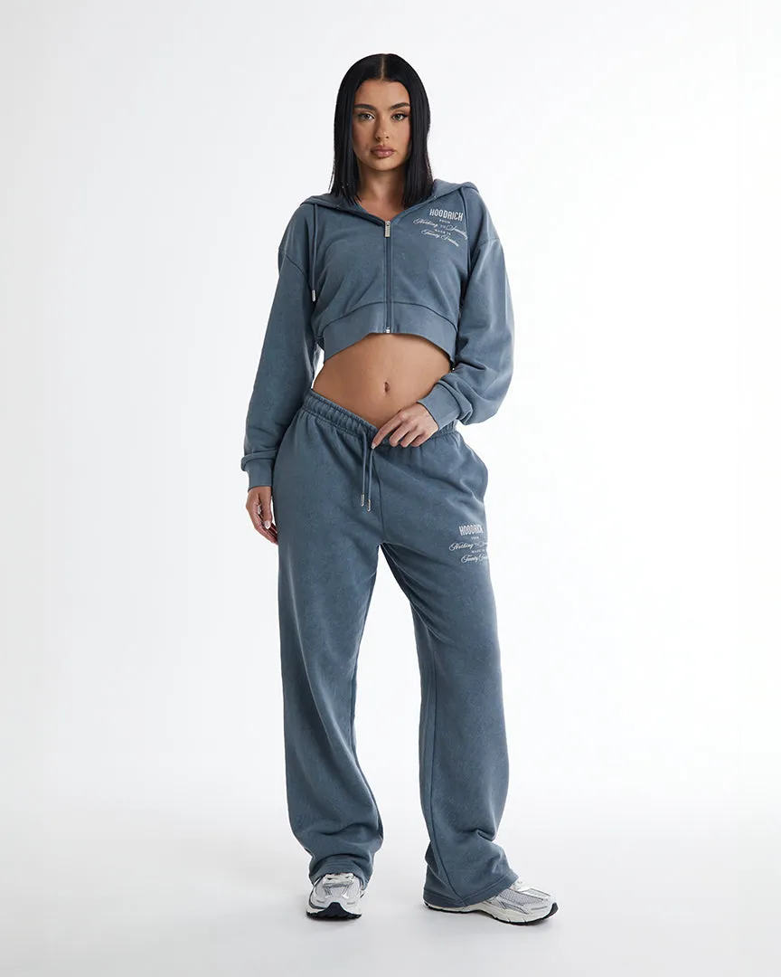 Equate Wide Leg Joggers - Acid Wash Grey sold by Hoodrich