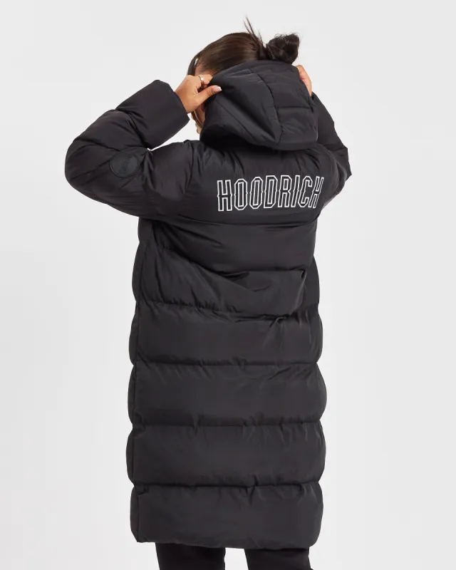 OG Sia Longline Jacket - Black/White sold by Hoodrich
