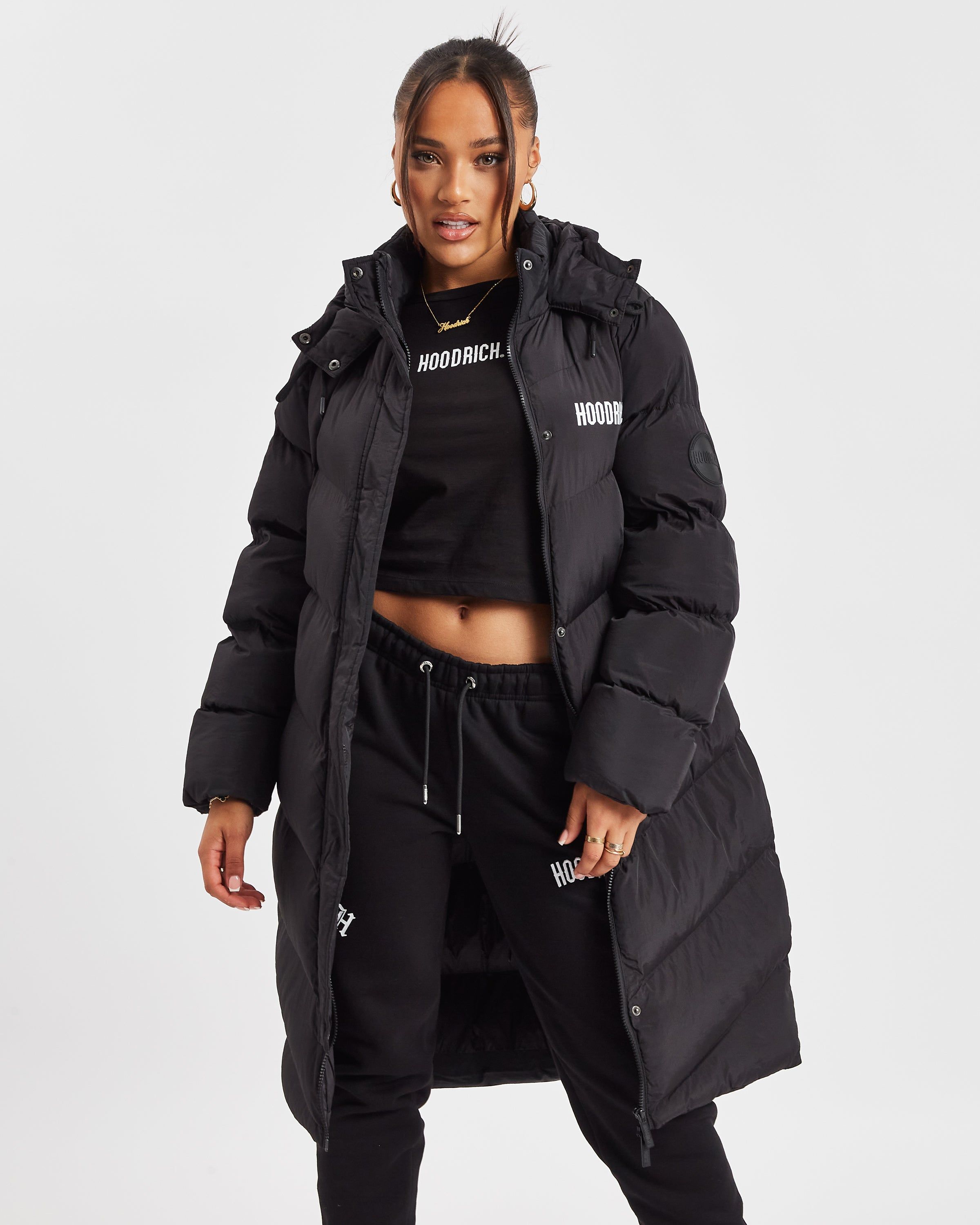 OG Sia Longline Jacket - Black/White sold by Hoodrich product image thumbnail 5