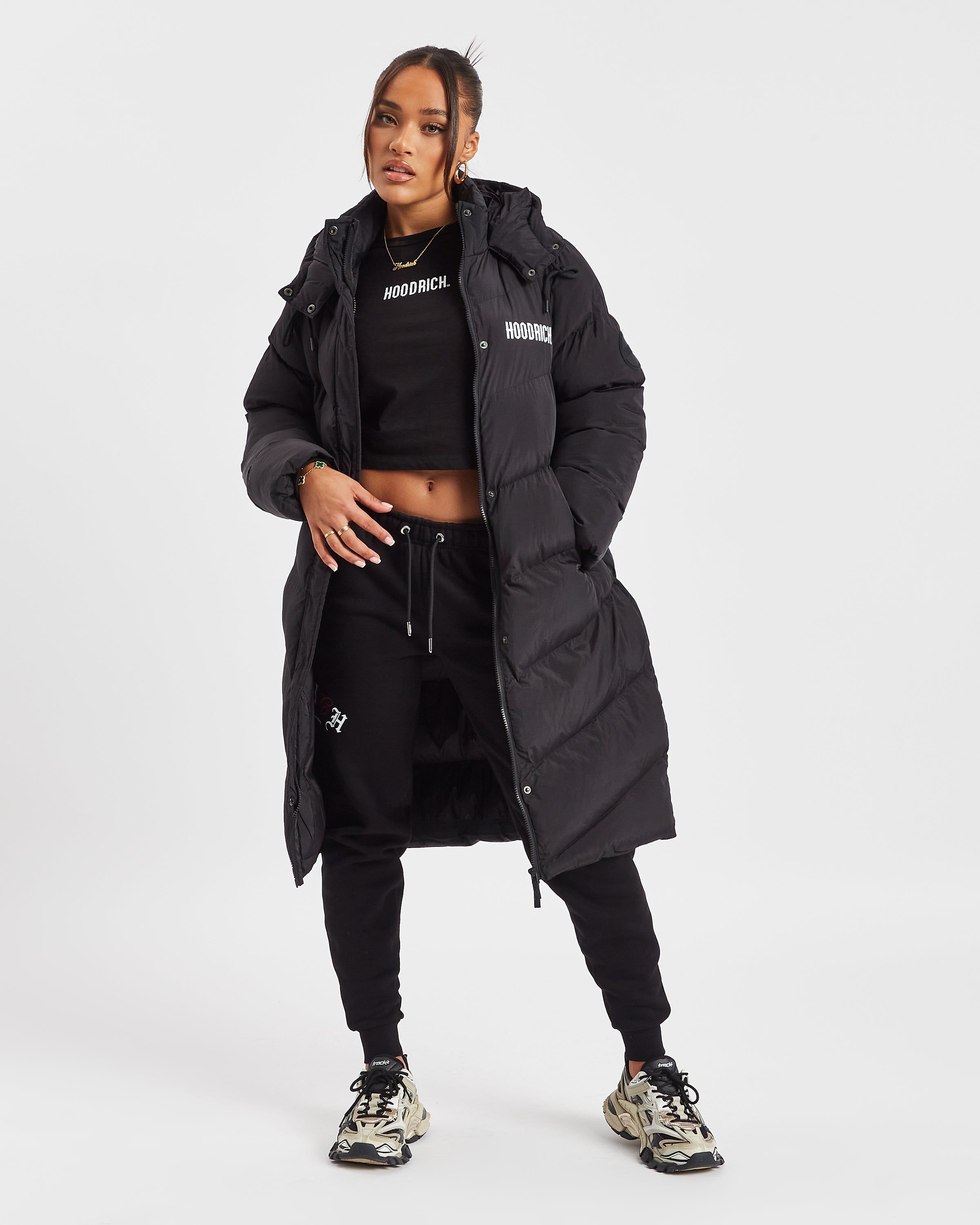 OG Sia Longline Jacket - Black/White sold by Hoodrich product image thumbnail 2