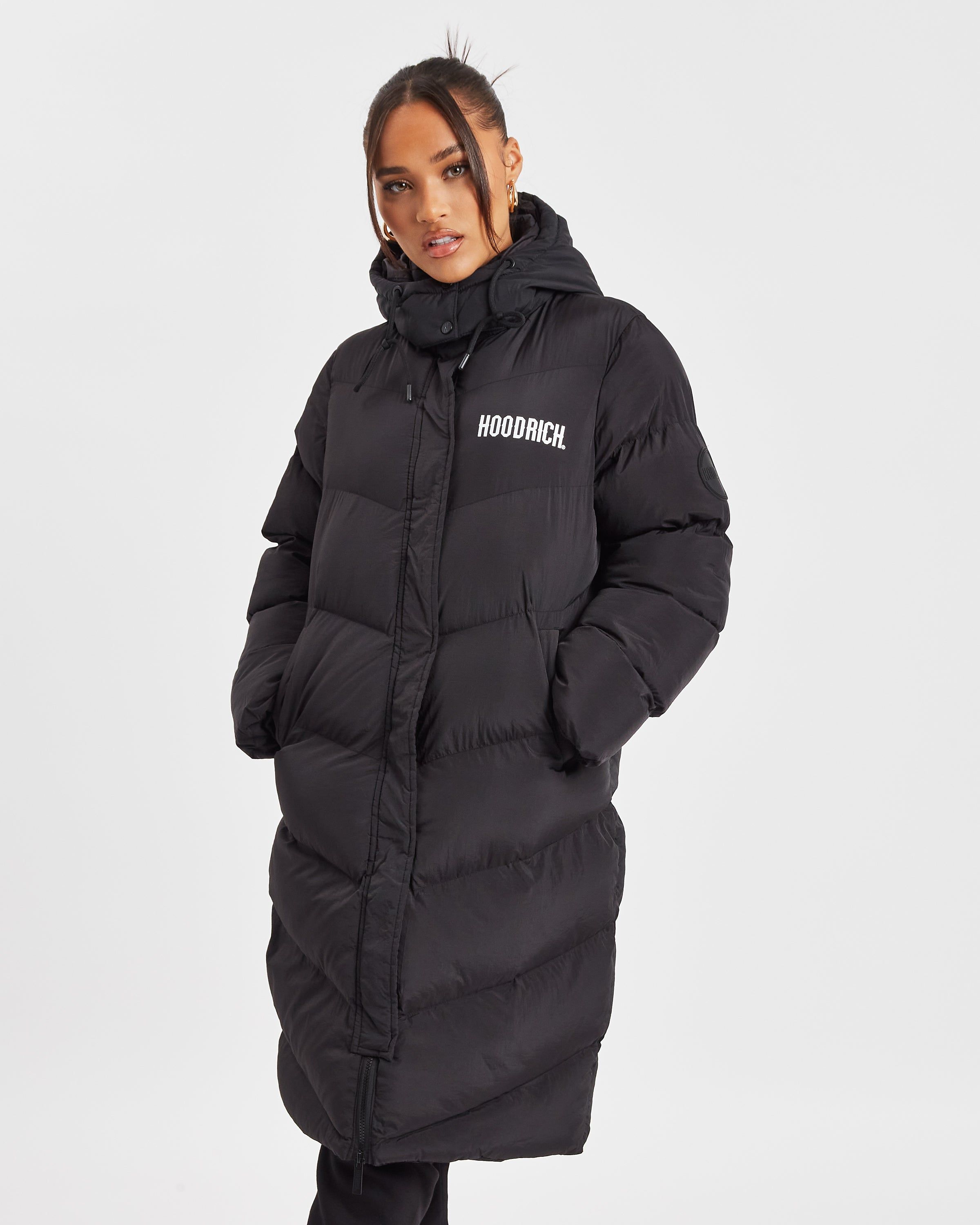 OG Sia Longline Jacket - Black/White sold by Hoodrich product image thumbnail 3