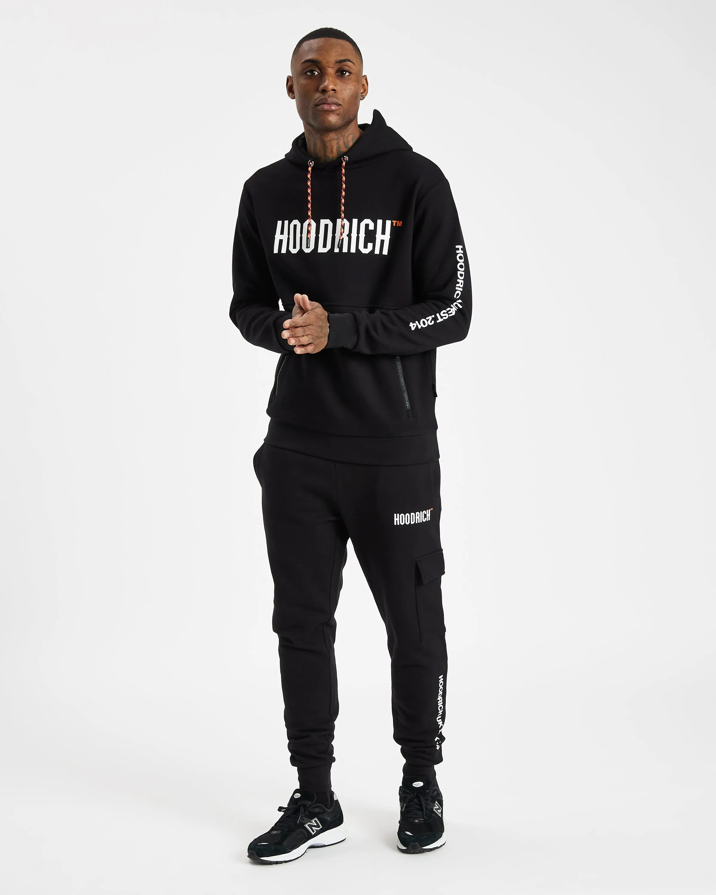 OG Limit Cargo Joggers - Black/White/Flame sold by Hoodrich product image thumbnail 2